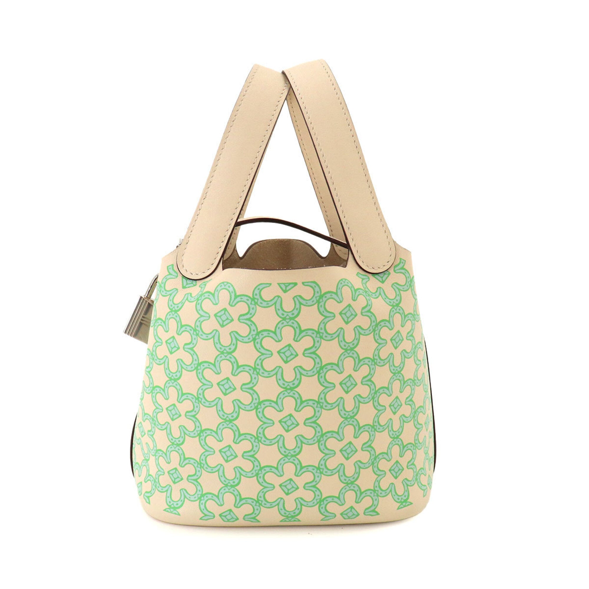 Hermes Vert Swift Leather Handbag (Pre-Owned)
