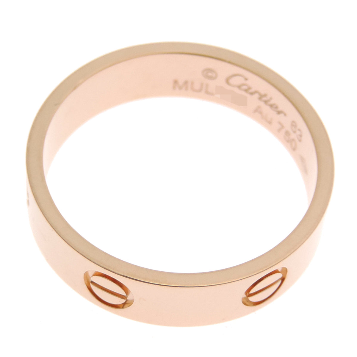 Cartier Pink Gold (18K) Band Ring (Pre-Owned)