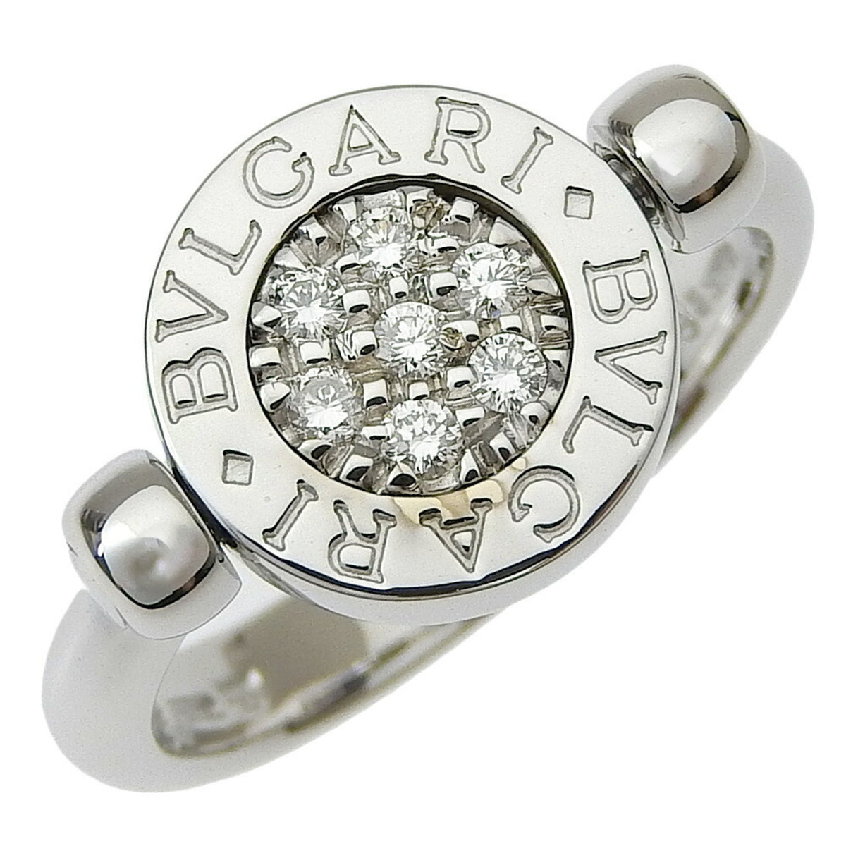 Bvlgari Bvlgari Bvlgari White Gold White Gold (18K) Band Ring (Pre-Owned)