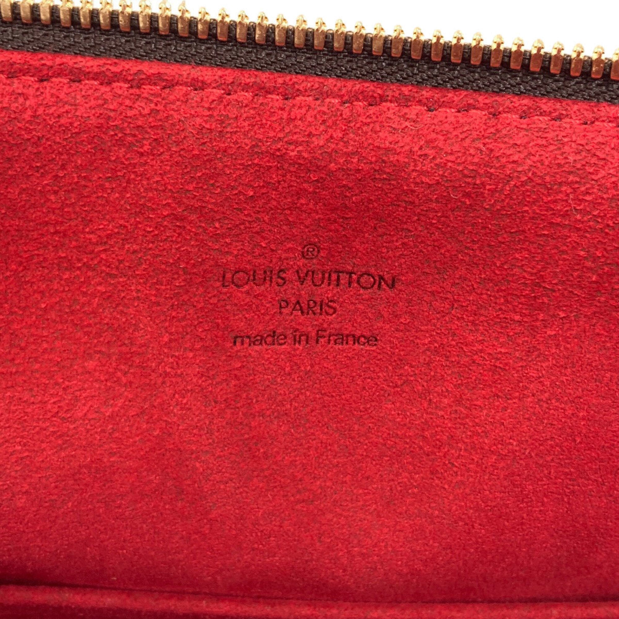 Louis Vuitton Damier Canvas Ebene Damier Canvas Boston Bag (Pre-Owned)
