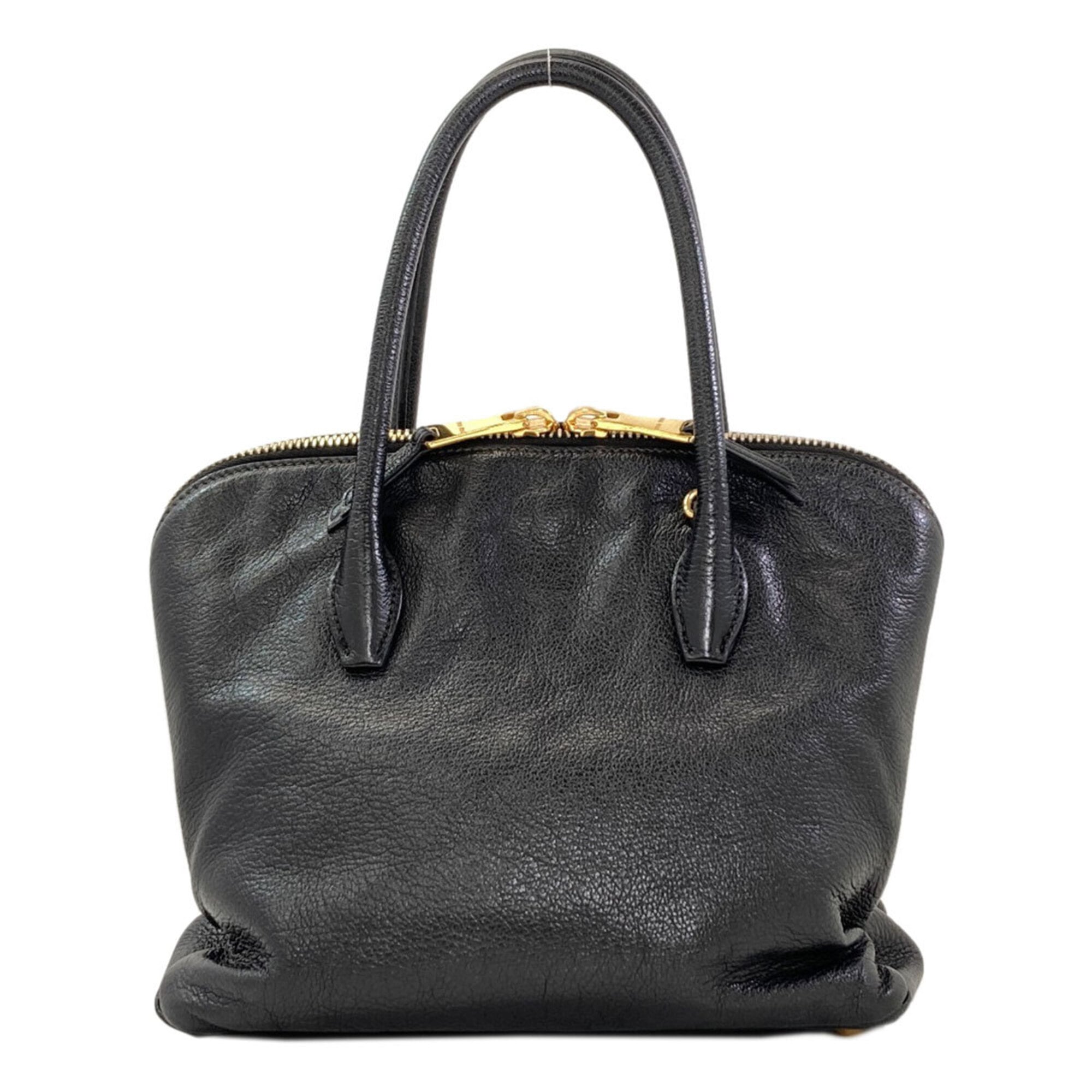 Miu Miu Black Leather Handbag (Pre-Owned)