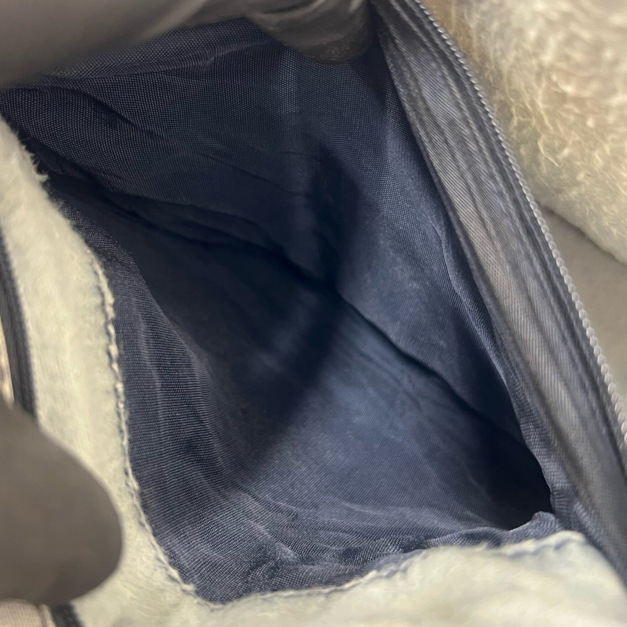 Gucci Navy Pvc Leather Pochette Shoulder Bag (Pre-Owned)