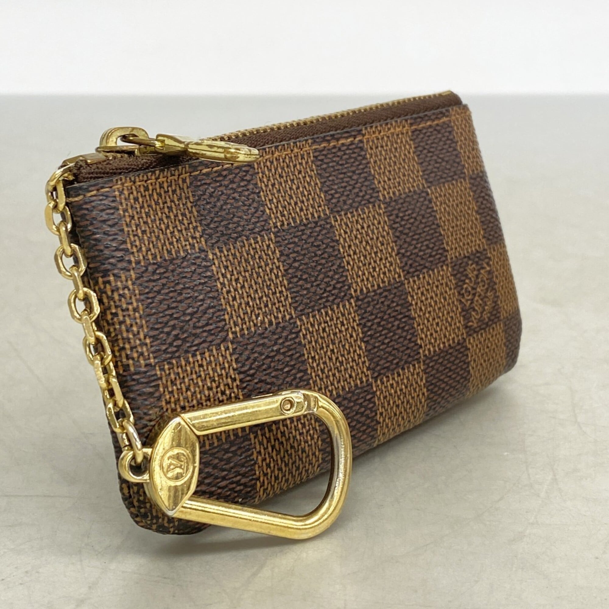 Louis Vuitton Ebene Coin Purse/Coin Case (Pre-Owned)