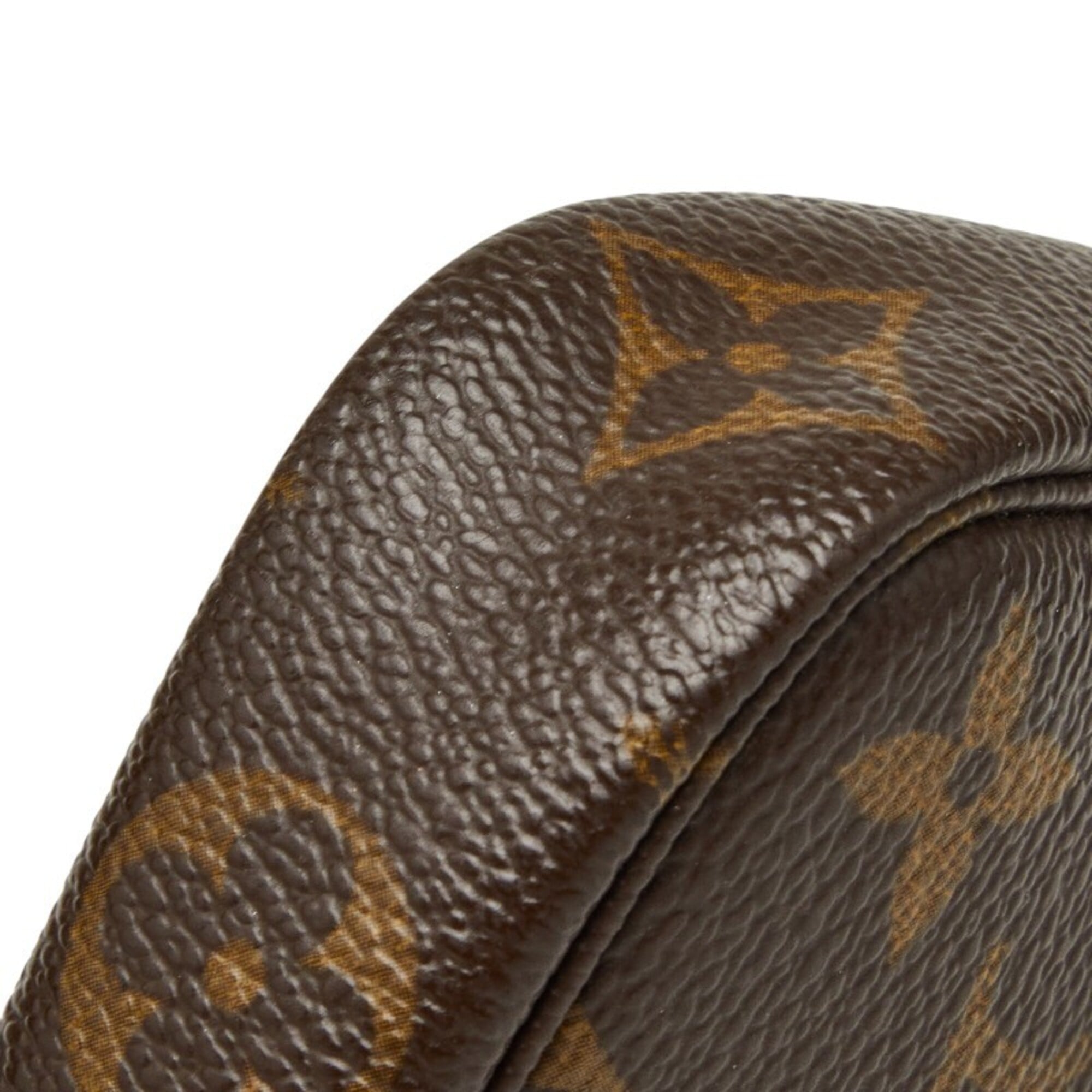 Louis Vuitton Monogram Brown Pvc Leather Handbag Pochette (Pre-Owned)