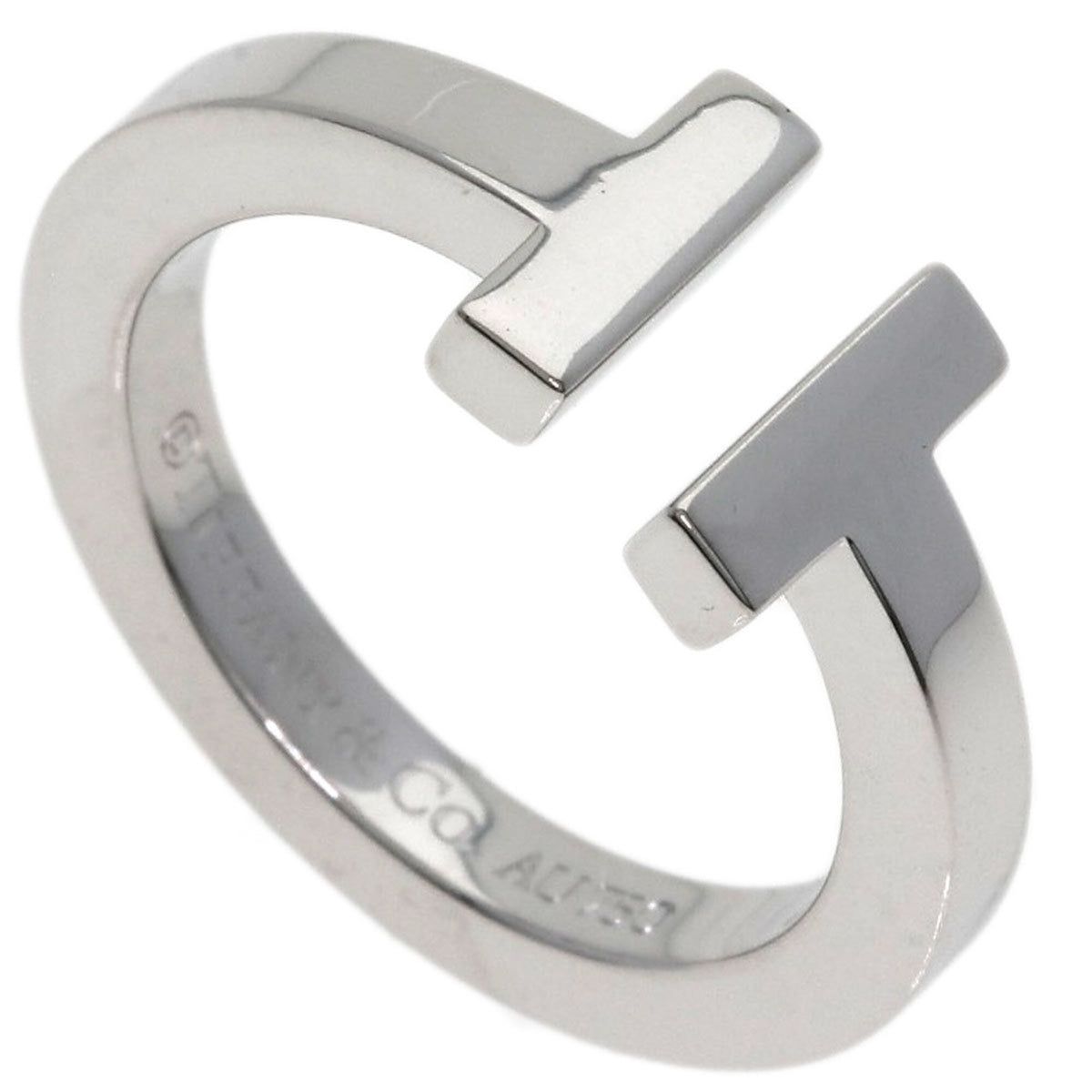 Tiffany White Gold (18K) Band Ring (Pre-Owned)