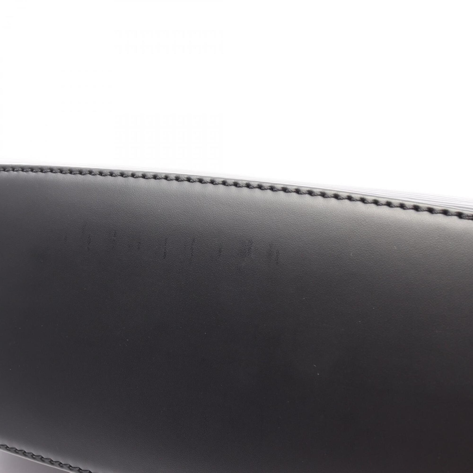Louis Vuitton Black Leather Handbag (Pre-Owned)