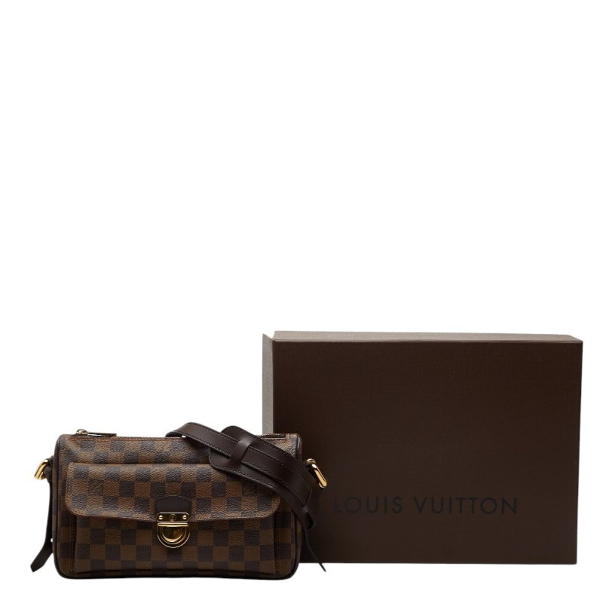 Louis Vuitton Damier Brown Pvc Leather Shoulder Bag (Pre-Owned)