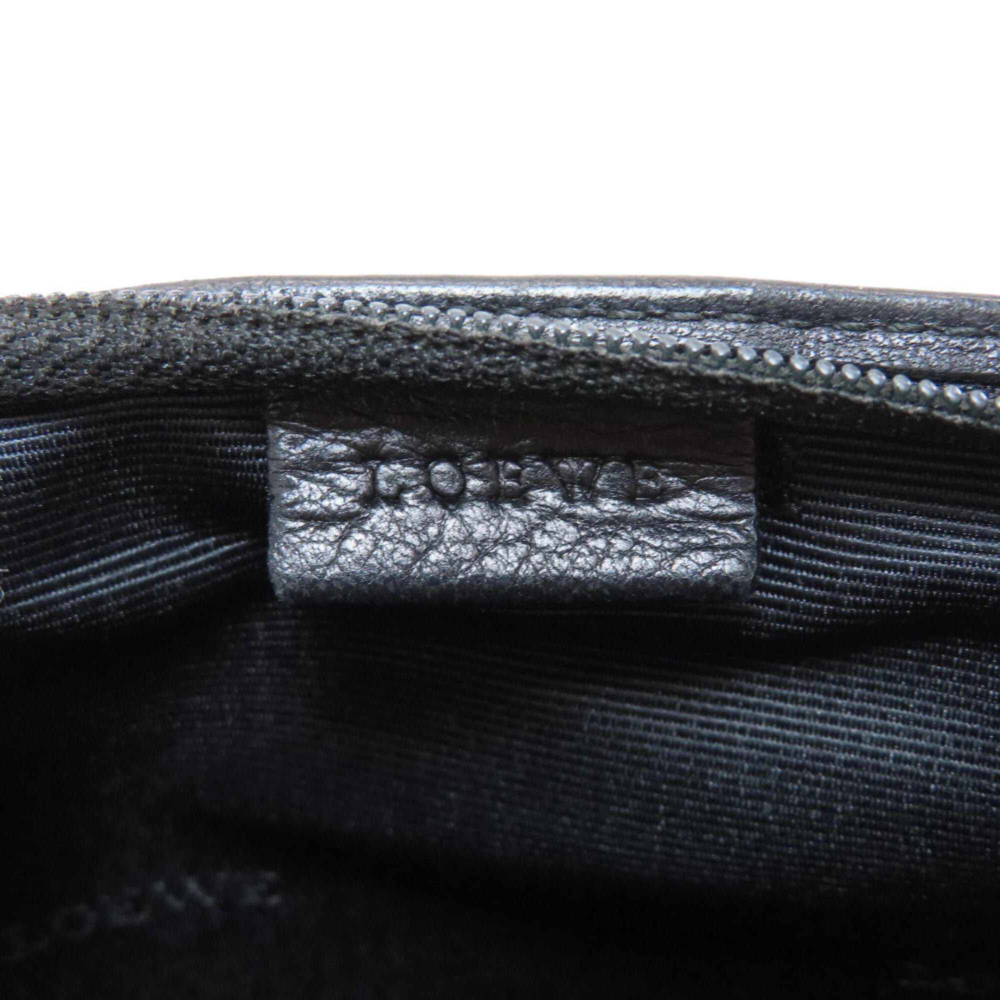 Loewe Black Leather Pouch (Pre-Owned)