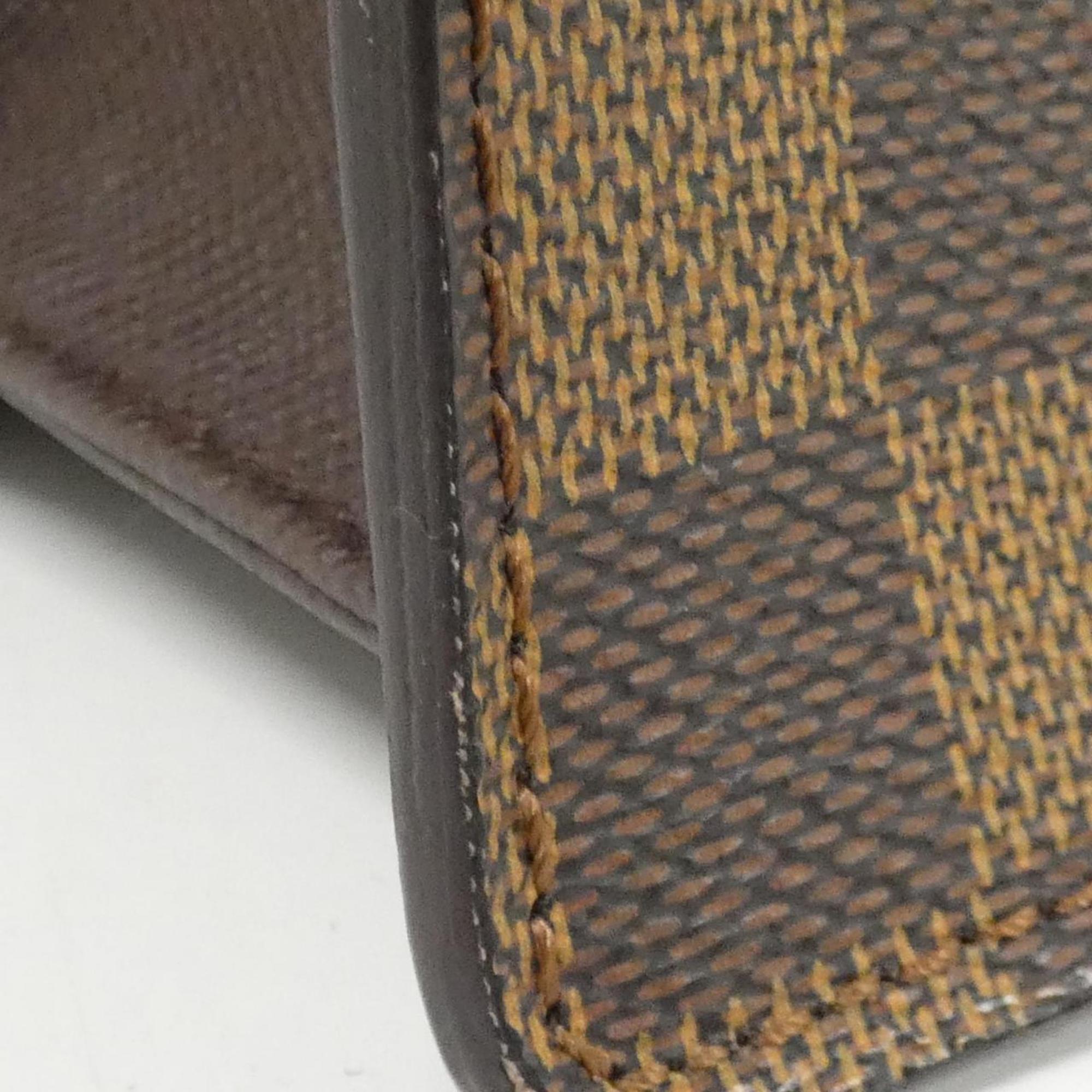 Louis Vuitton Brown Coated Canvas Handbag (Pre-Owned)
