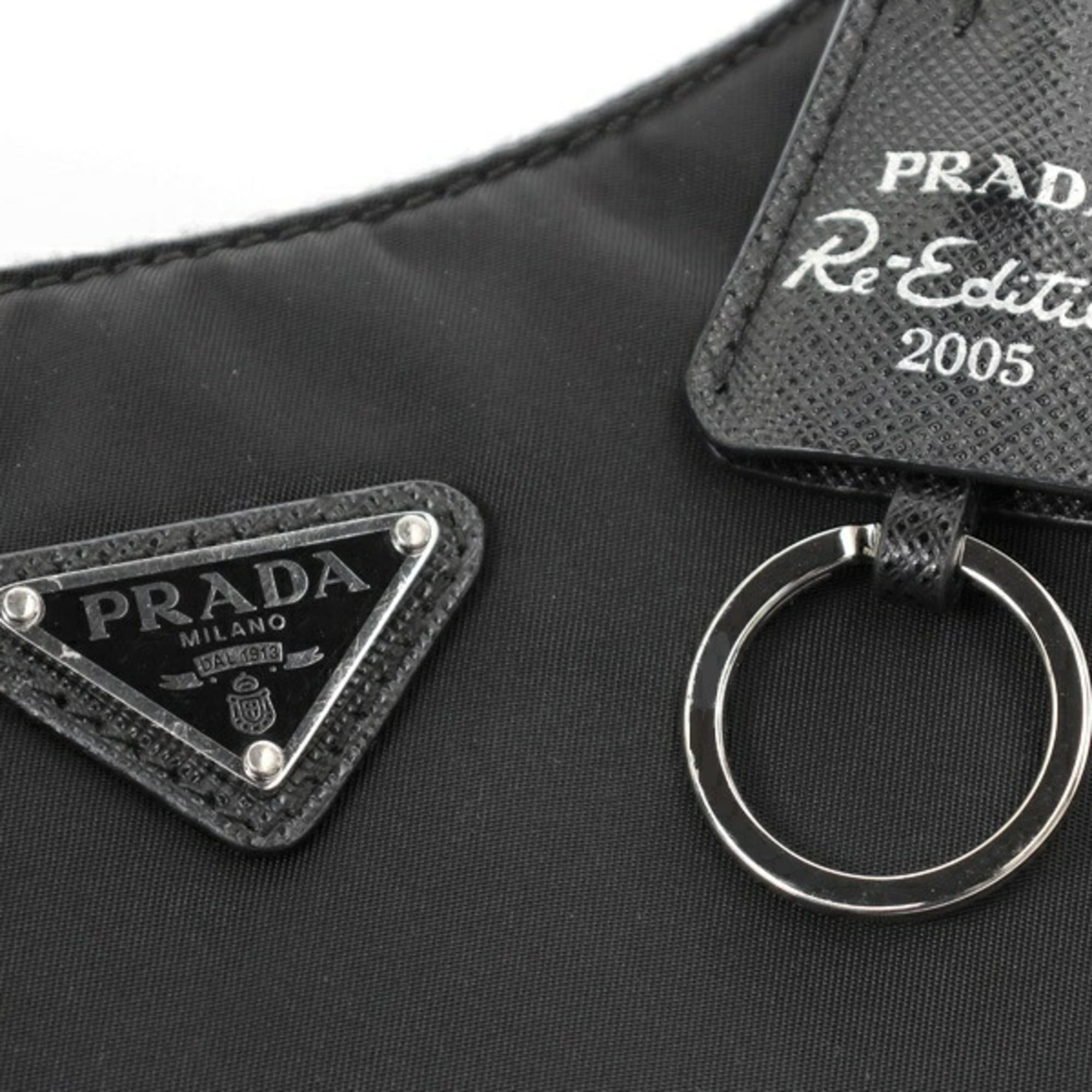 Prada Black Nylon Shoulder Bag (Pre-Owned)