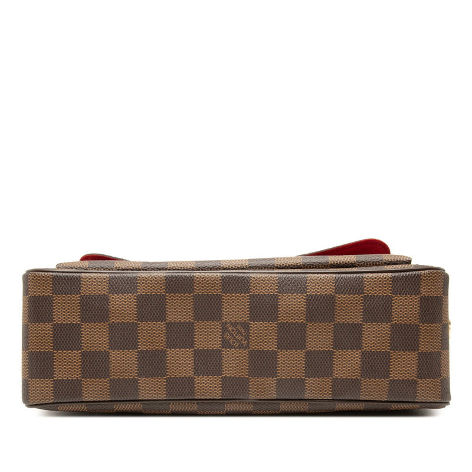 Louis Vuitton Brown Pvc Leather Handbag Shoulder Bag (Pre-Owned)