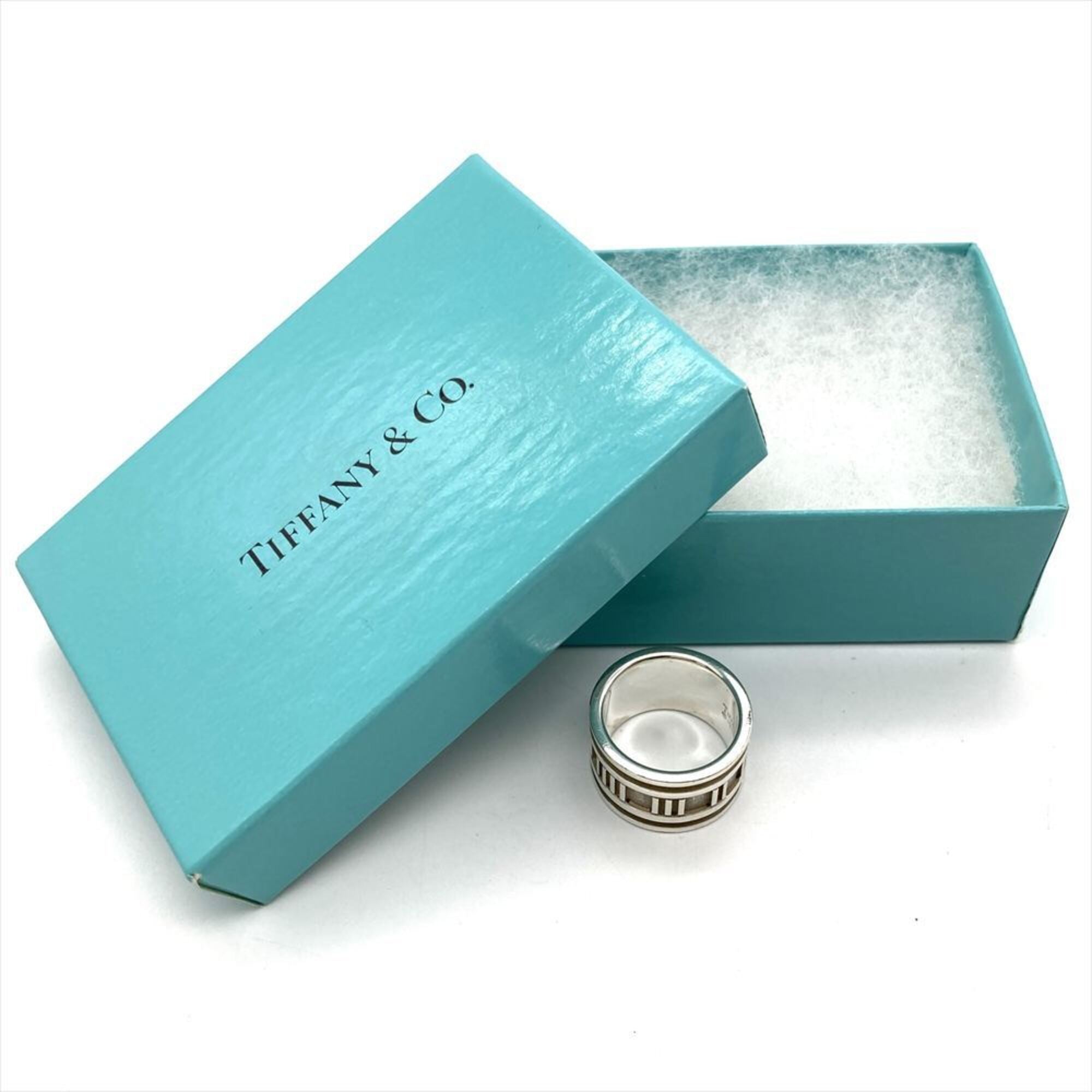 Tiffany Silver Silver 925 Band Ring (Pre-Owned)