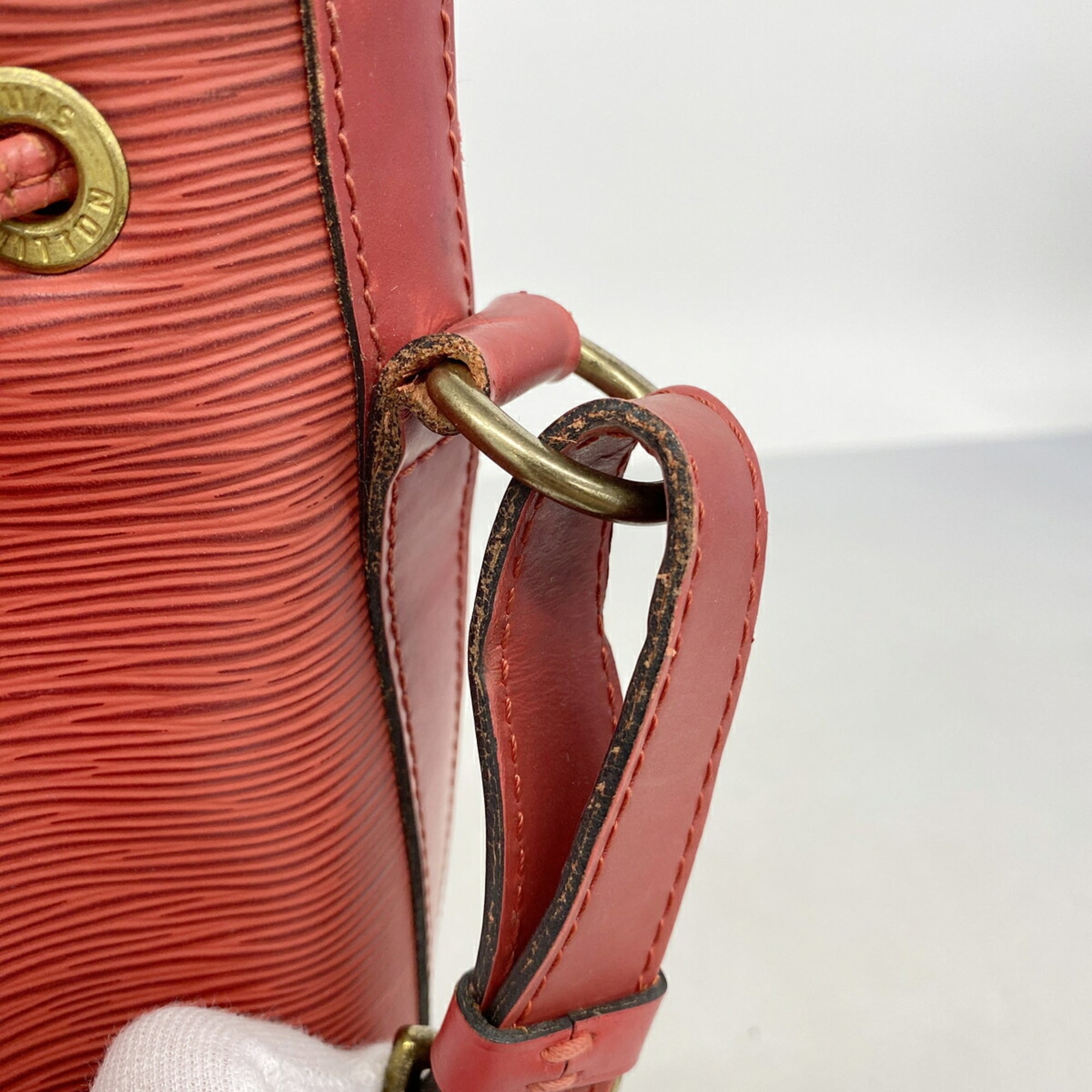 Louis Vuitton Castilian Red Shoulder Bag (Pre-Owned)
