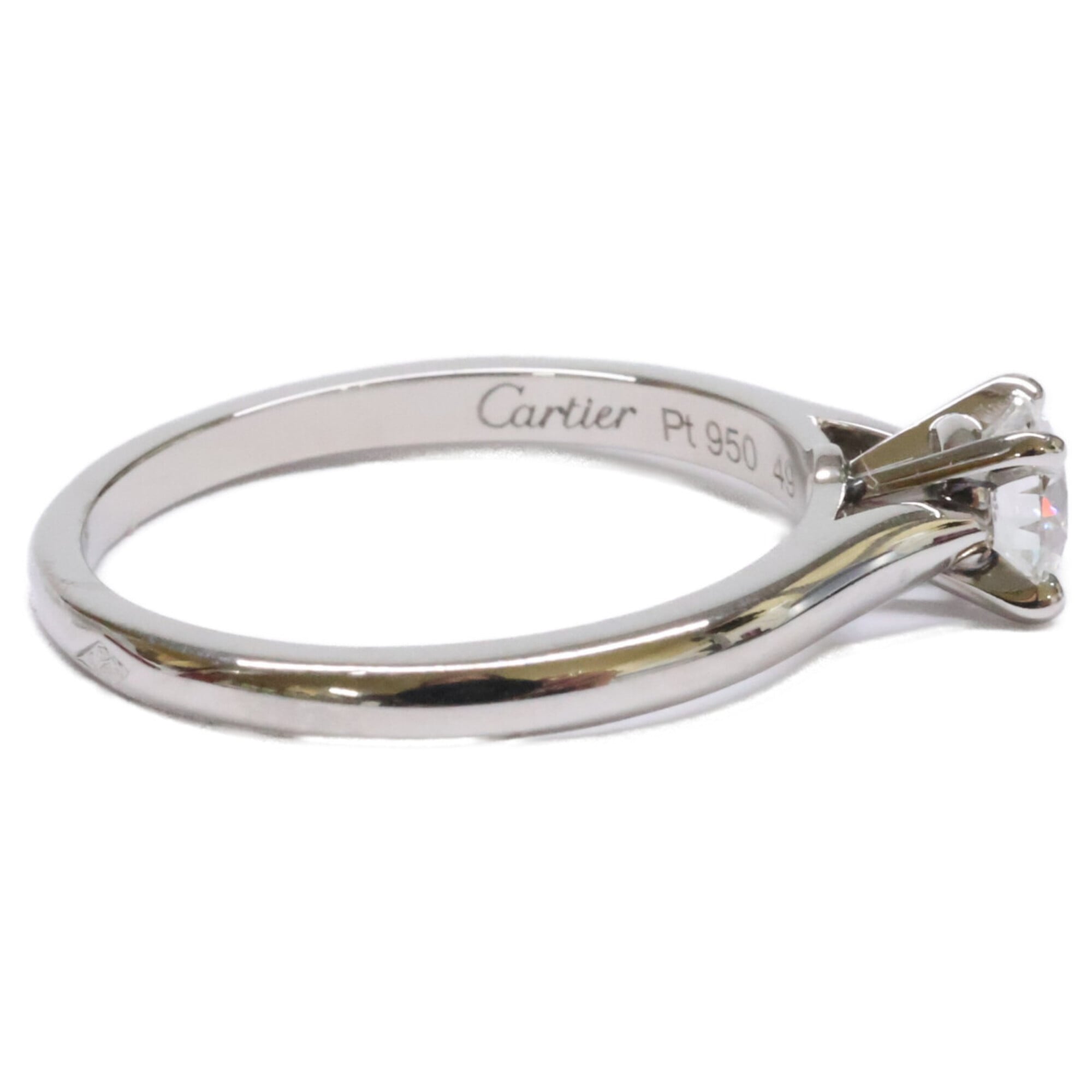 Cartier Platinum 950 Band Ring (Pre-Owned)