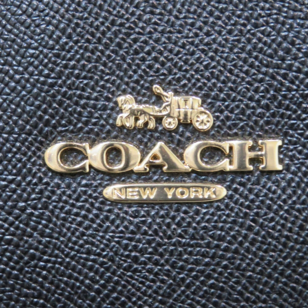 Coach Black Leather Tote Bag (Pre-Owned)
