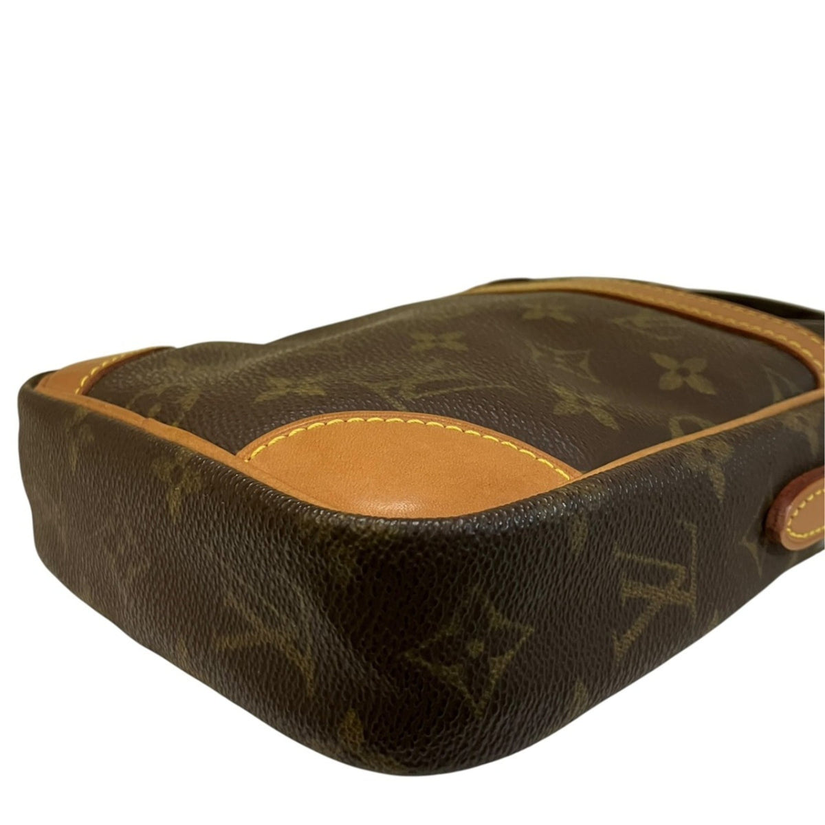Louis Vuitton Brown Monogram Canvas Leather Shoulder Bag (Pre-Owned)