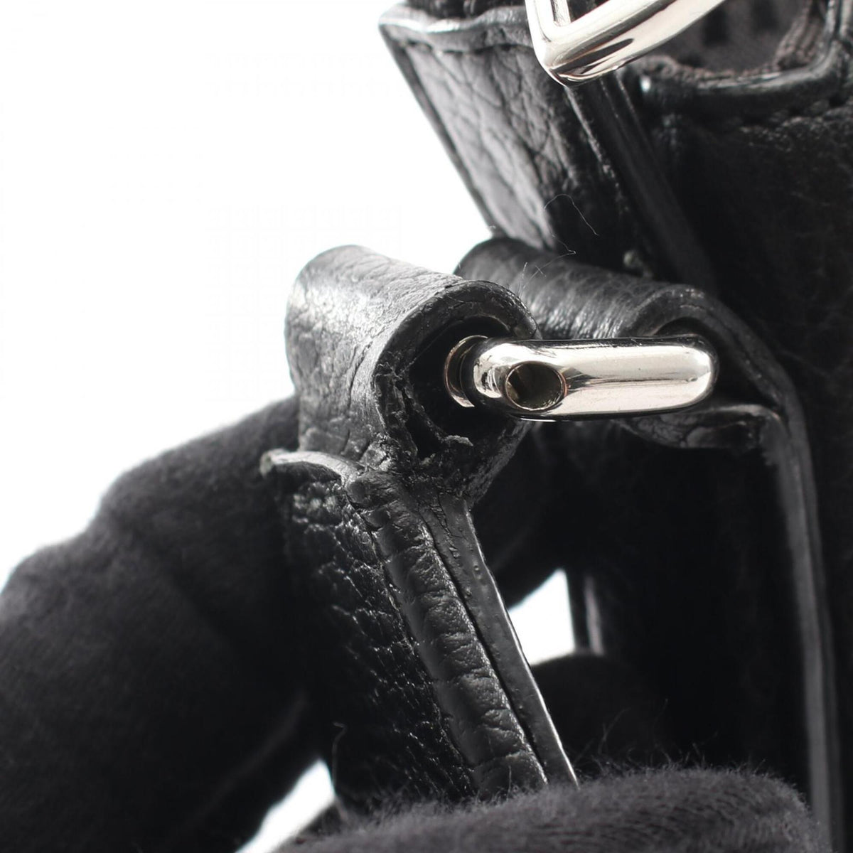 Gucci Black Leather Shoulder Bag (Pre-Owned)