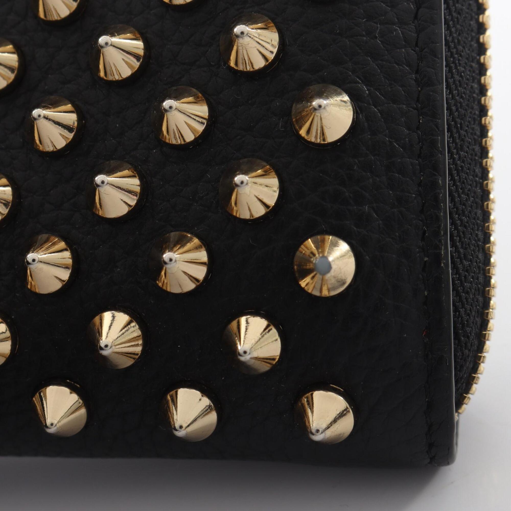 Christian Louboutin Black Leather Coin Purse/Coin Case (Pre-Owned)