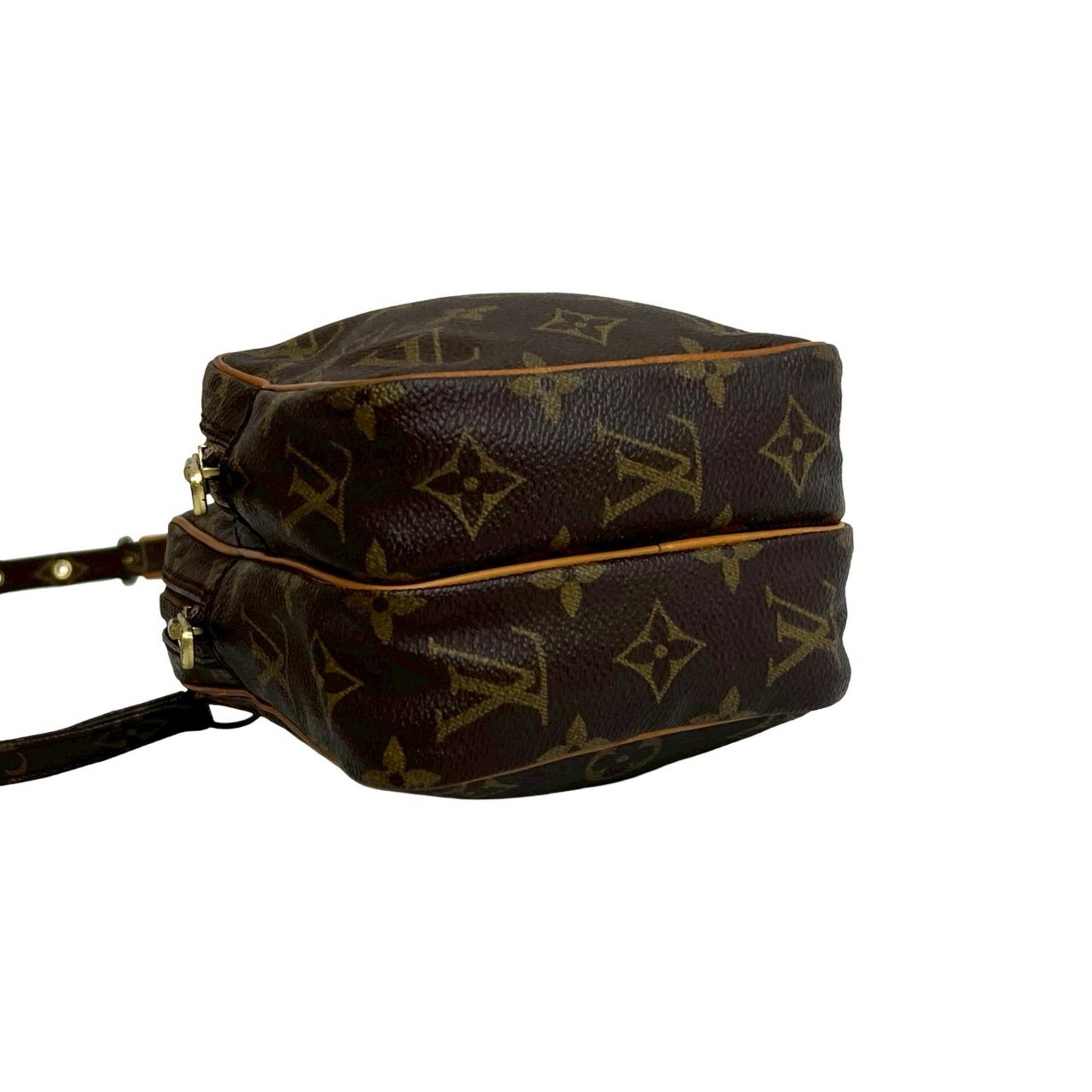 Louis Vuitton Brown Leather Pvc Pochette Shoulder Bag (Pre-Owned)