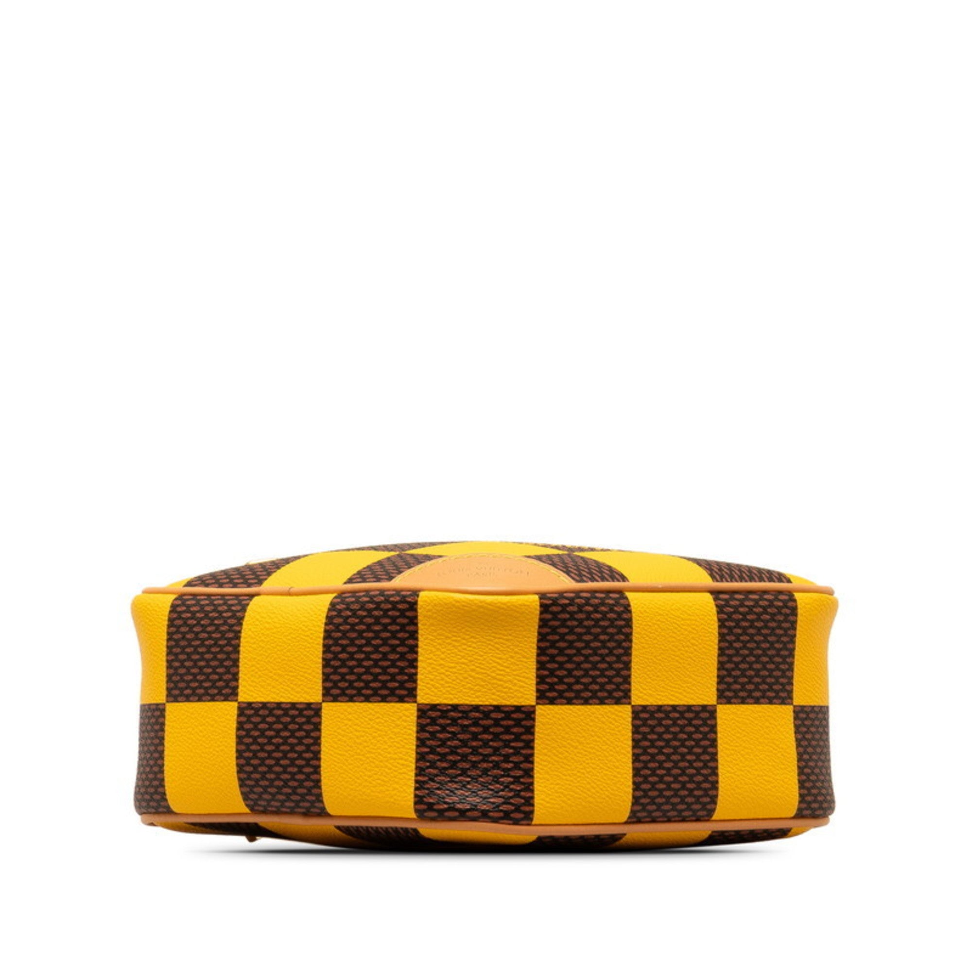 Louis Vuitton Yellow Pvc Leather Shoulder Bag (Pre-Owned)
