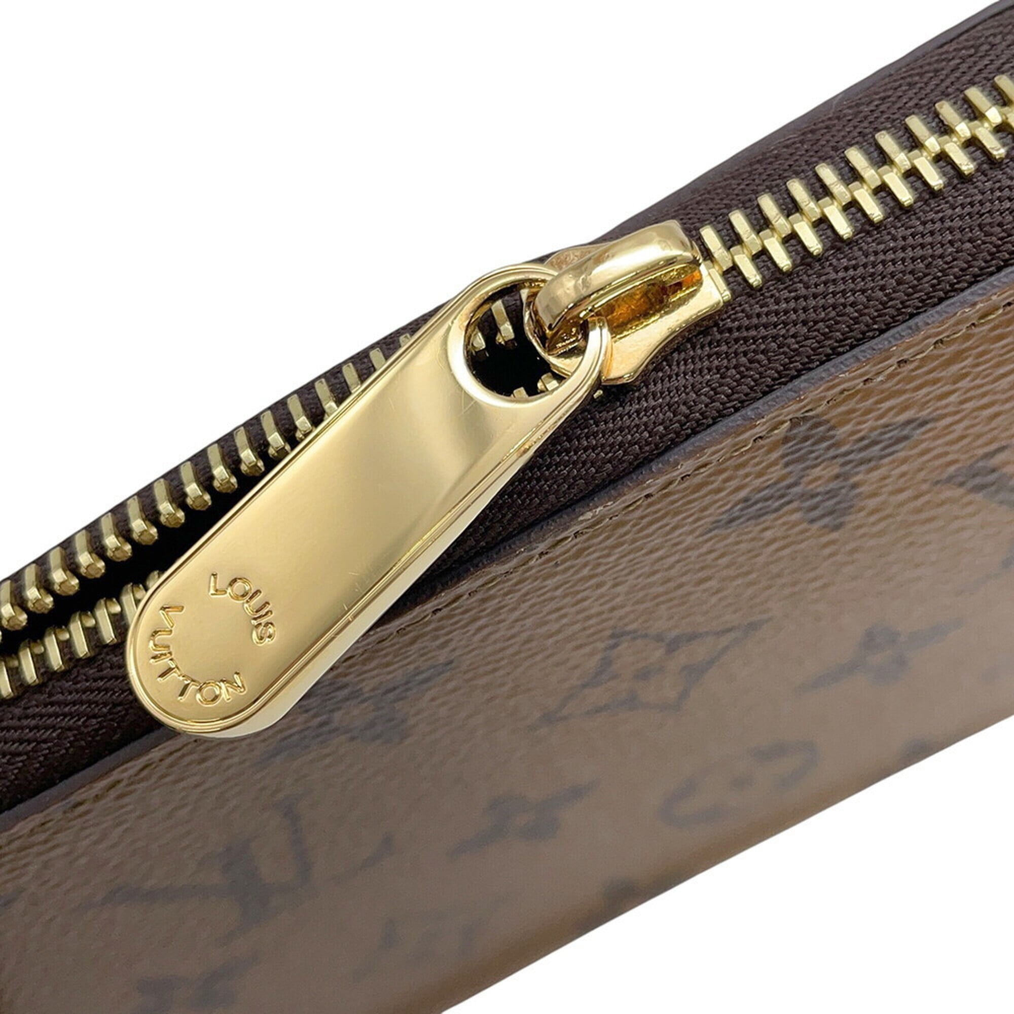 Louis Vuitton Monogram Reverse Noir Monogram Reverse Long Wallet (Bi-Fold) (Pre-Owned)