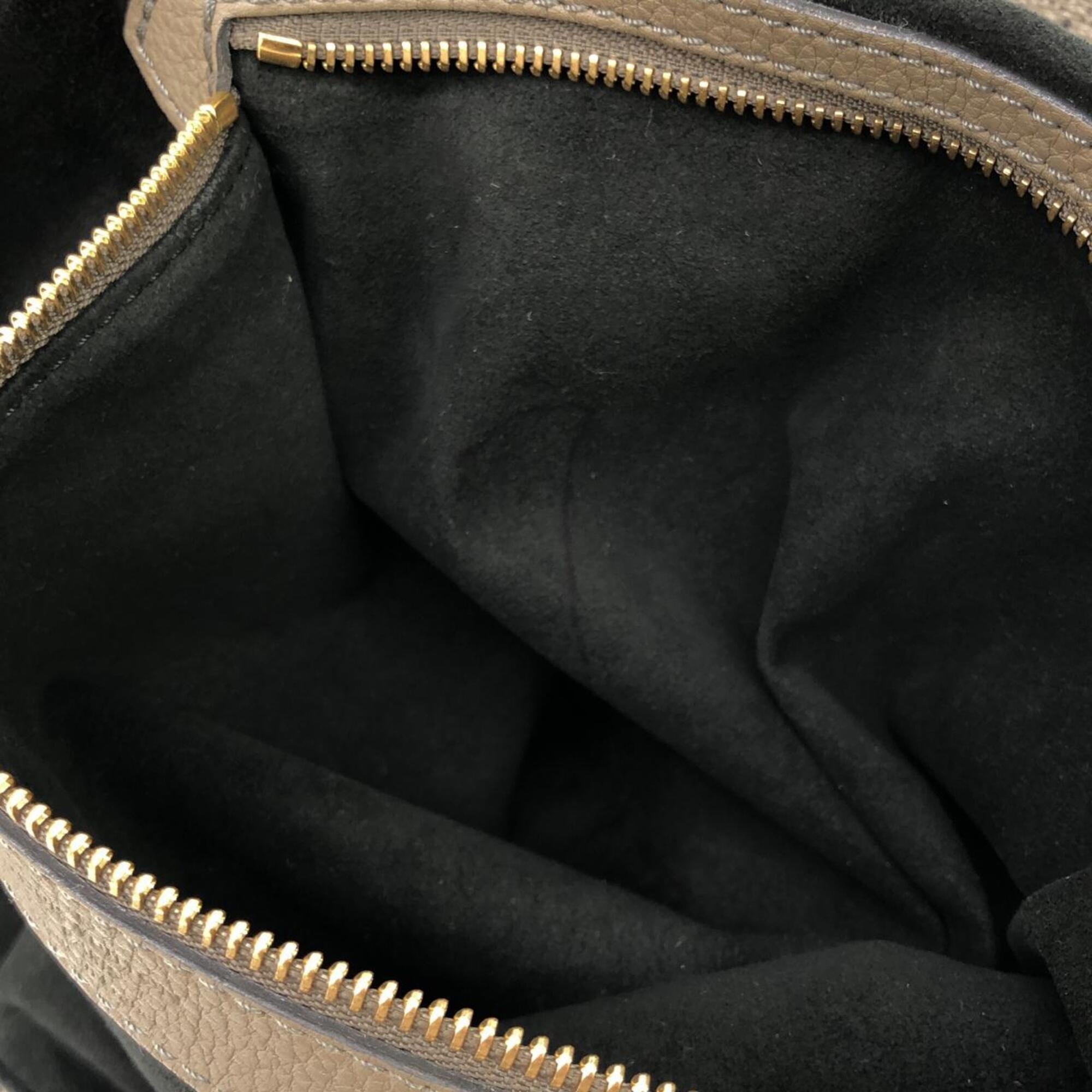 Louis Vuitton Beige Leather Handbag (Pre-Owned)
