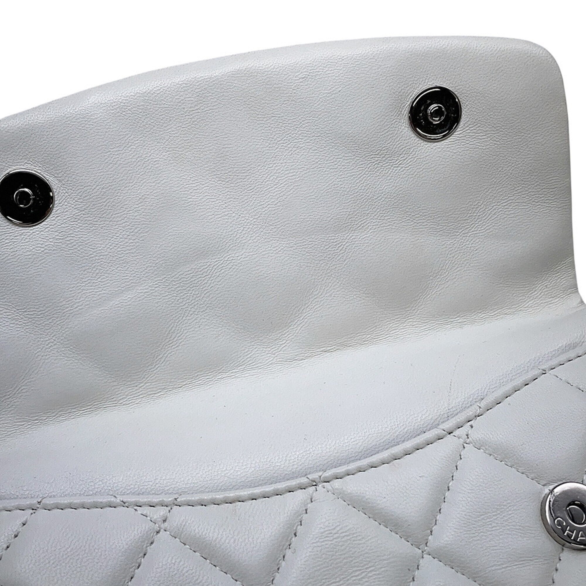 Chanel Black White Chain/Shoulder Wallet (Pre-Owned)