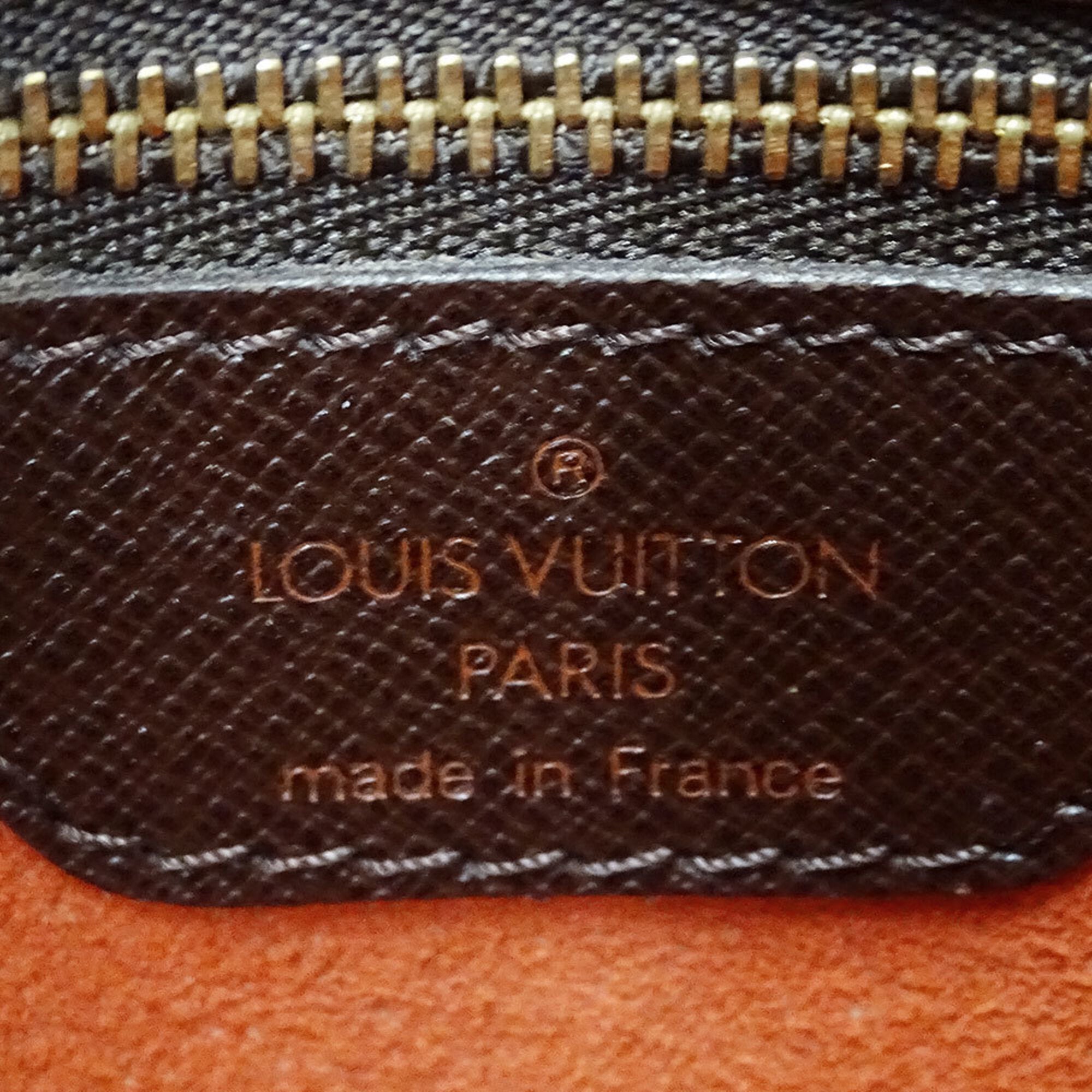 Louis Vuitton Brown Damier Canvas Handbag Tote Bag (Pre-Owned)