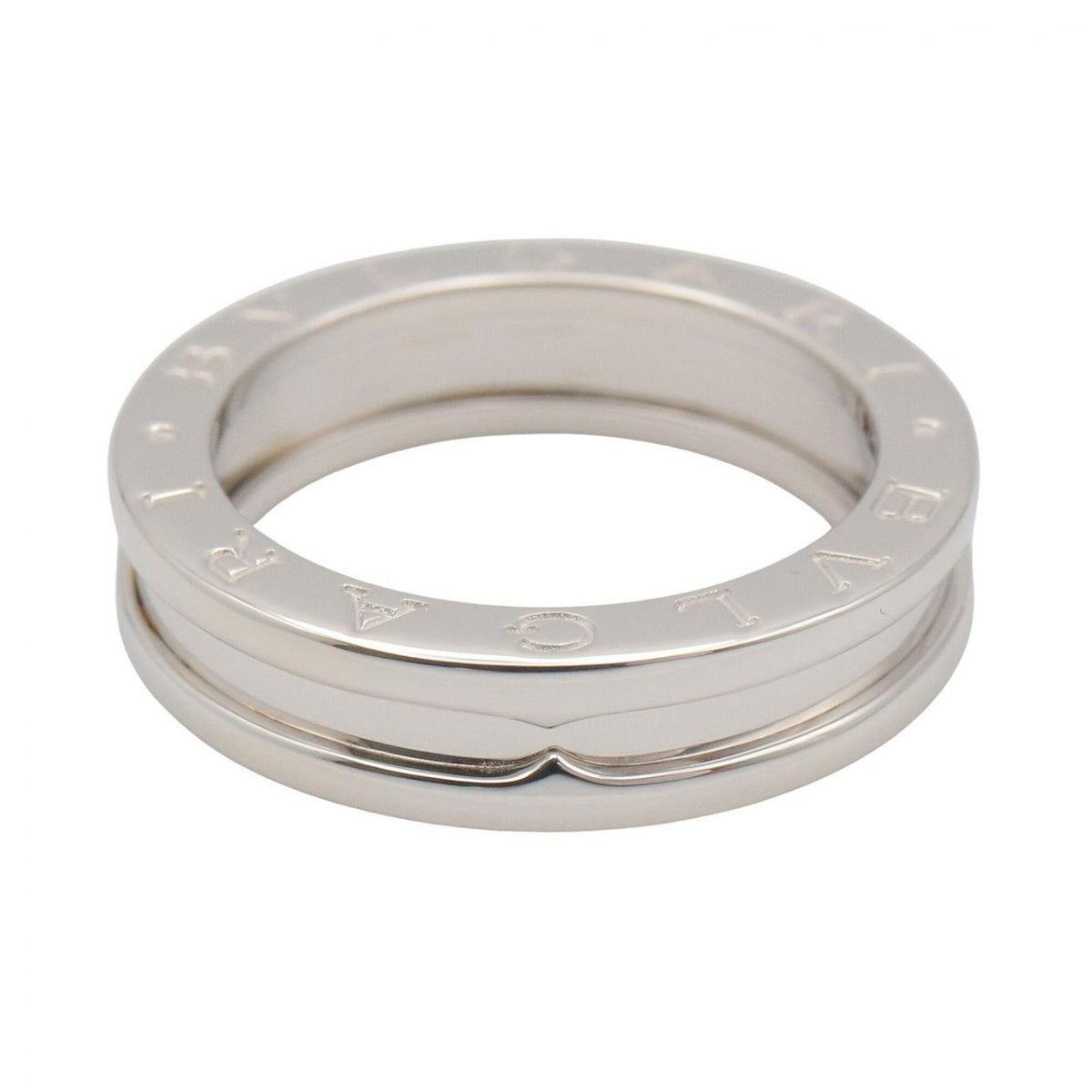 Bvlgari B.Zero1 Silver White Gold (18K) Band Ring (Pre-Owned)