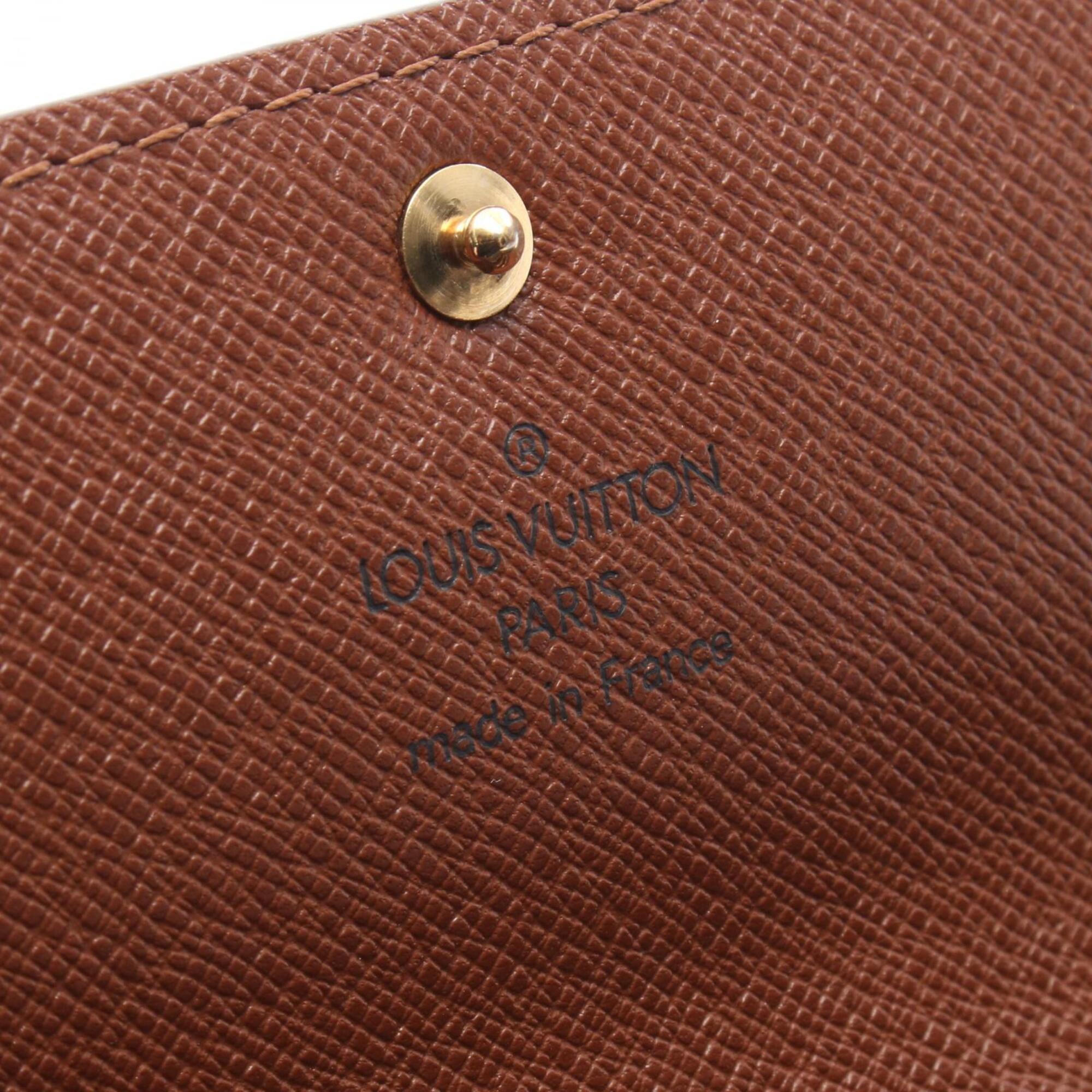 Louis Vuitton Brown Monogram Monogram Long Wallet (Bi-Fold) (Pre-Owned)