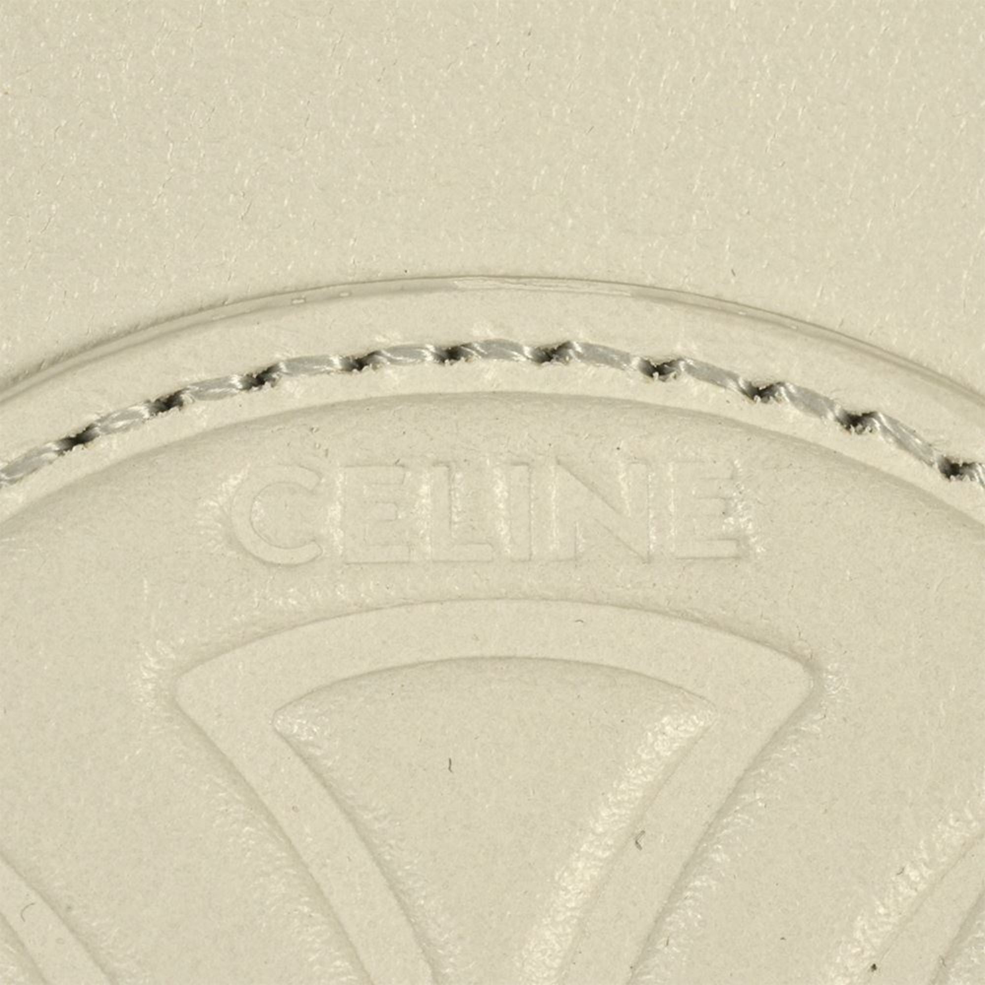 Celine White Leather Shoulder Bag (Pre-Owned)