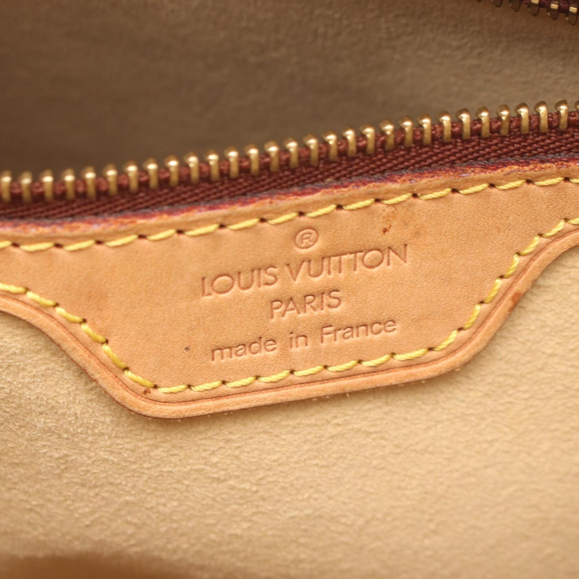 Louis Vuitton Brown Pvc Leather Handbag Shoulder Bag (Pre-Owned)