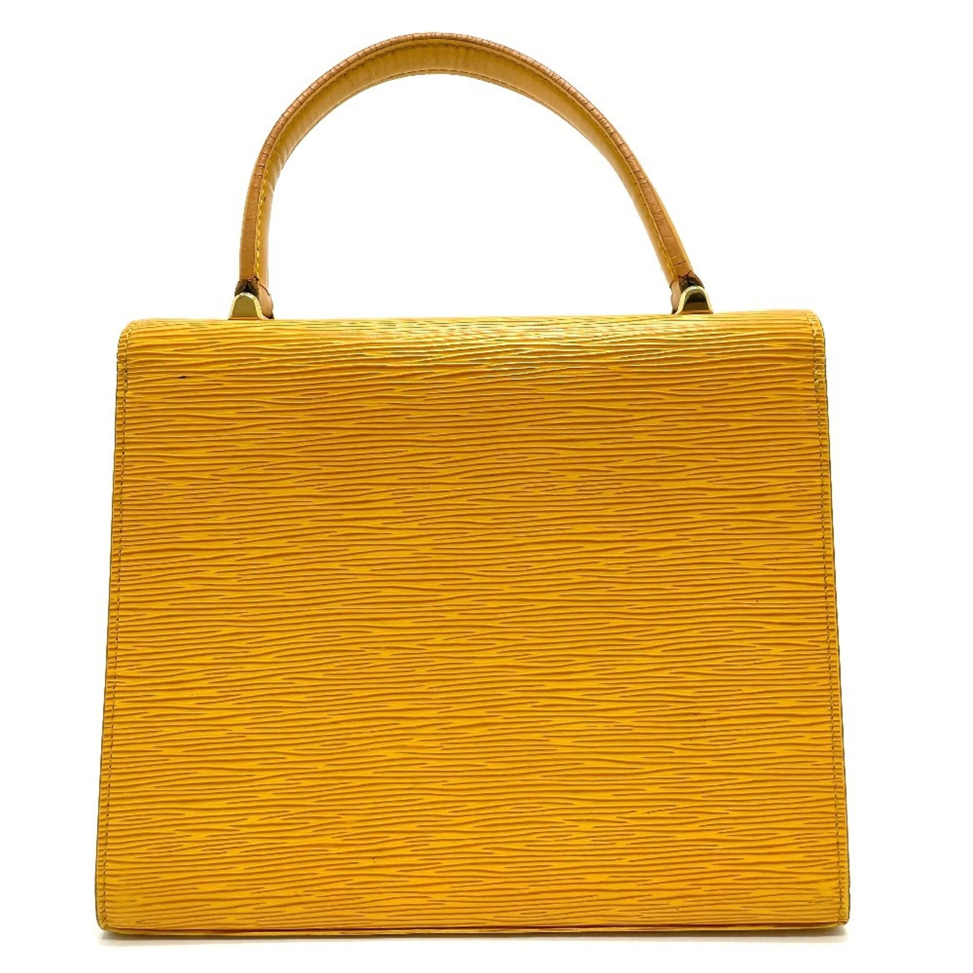 Louis Vuitton Epi Yellow Epi Leather Handbag (Pre-Owned)