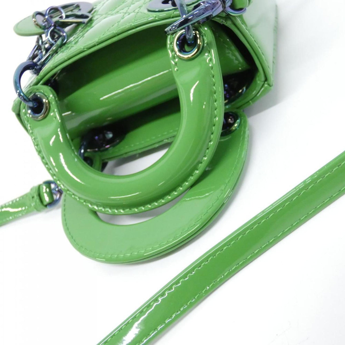 Christian Dior Blue Green Handbag (Pre-Owned)
