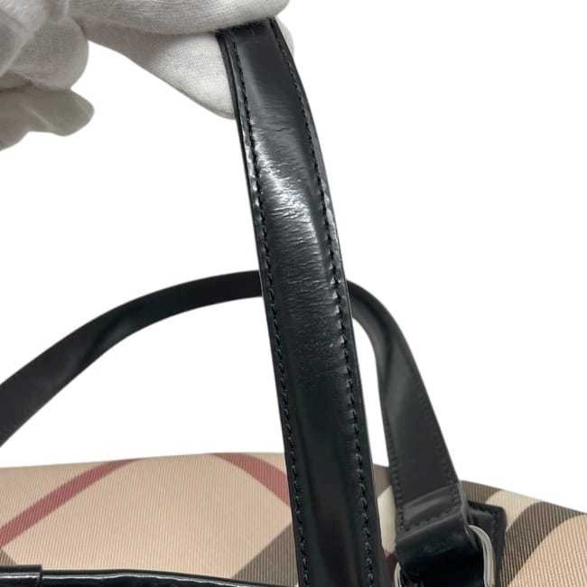 Burberry Beige Pvc Tote Bag (Pre-Owned)