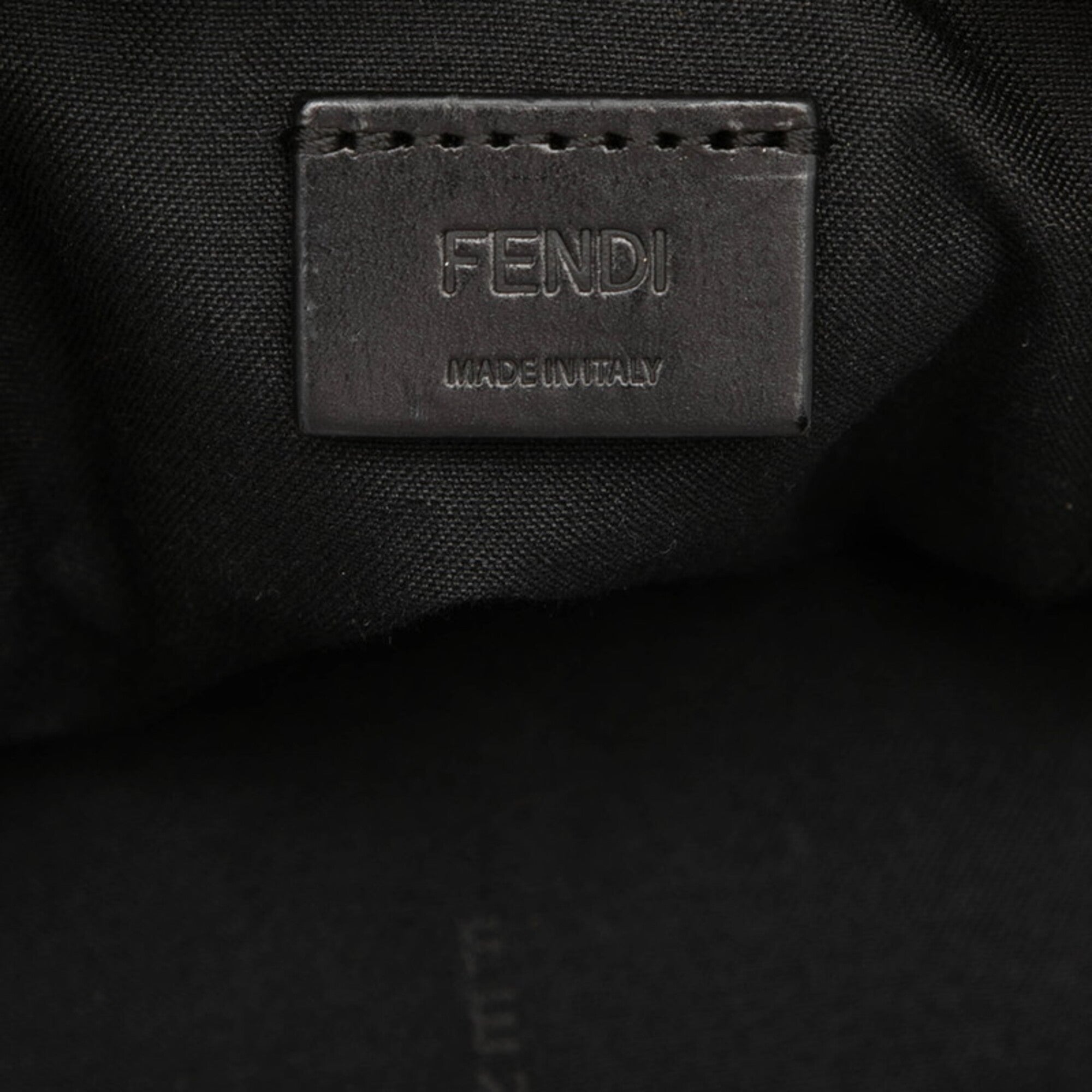 Fendi Yellow Nylon Pouch (Pre-Owned)