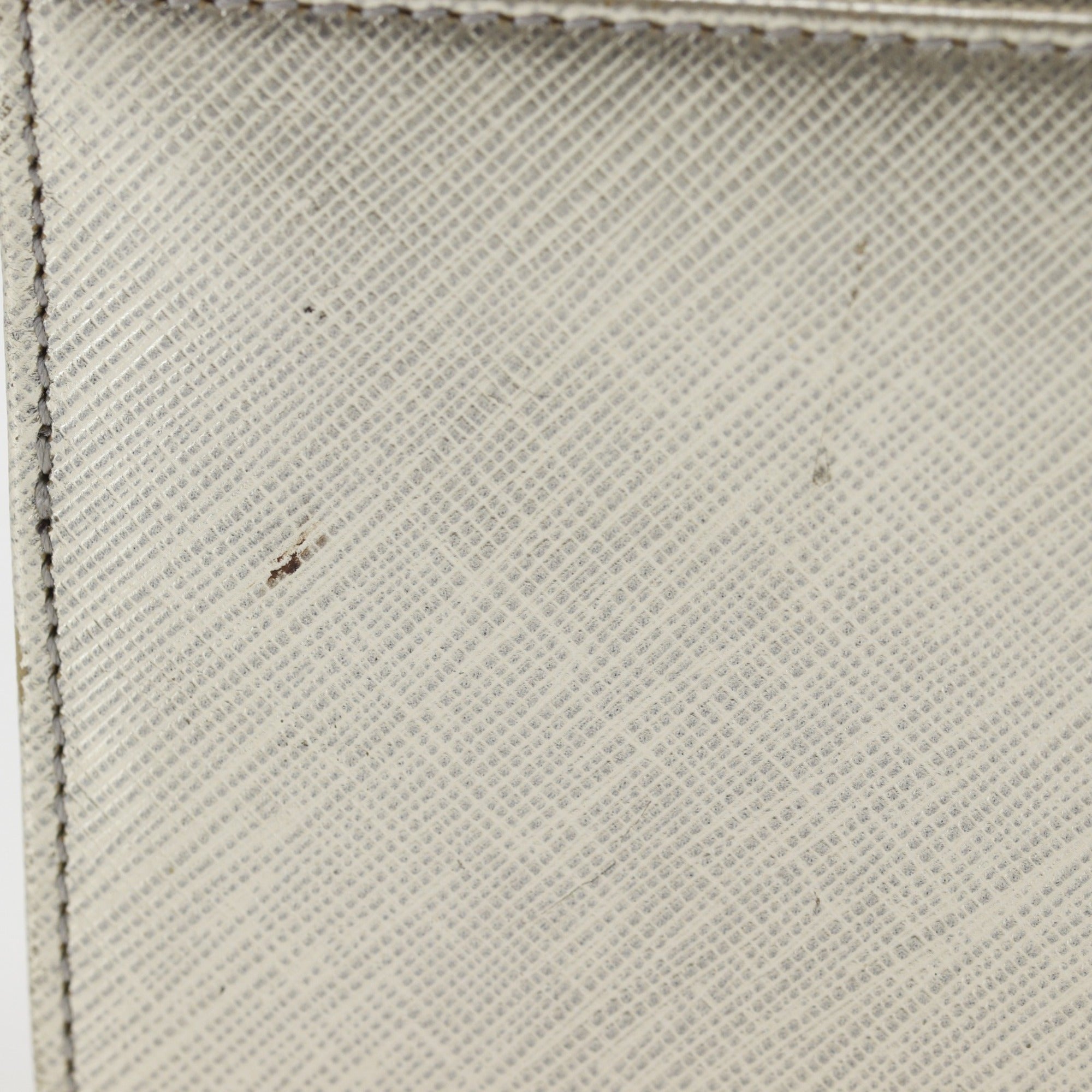 Salvatore Ferragamo Vara Silver Leather Long Wallet (Bi-Fold) (Pre-Owned)
