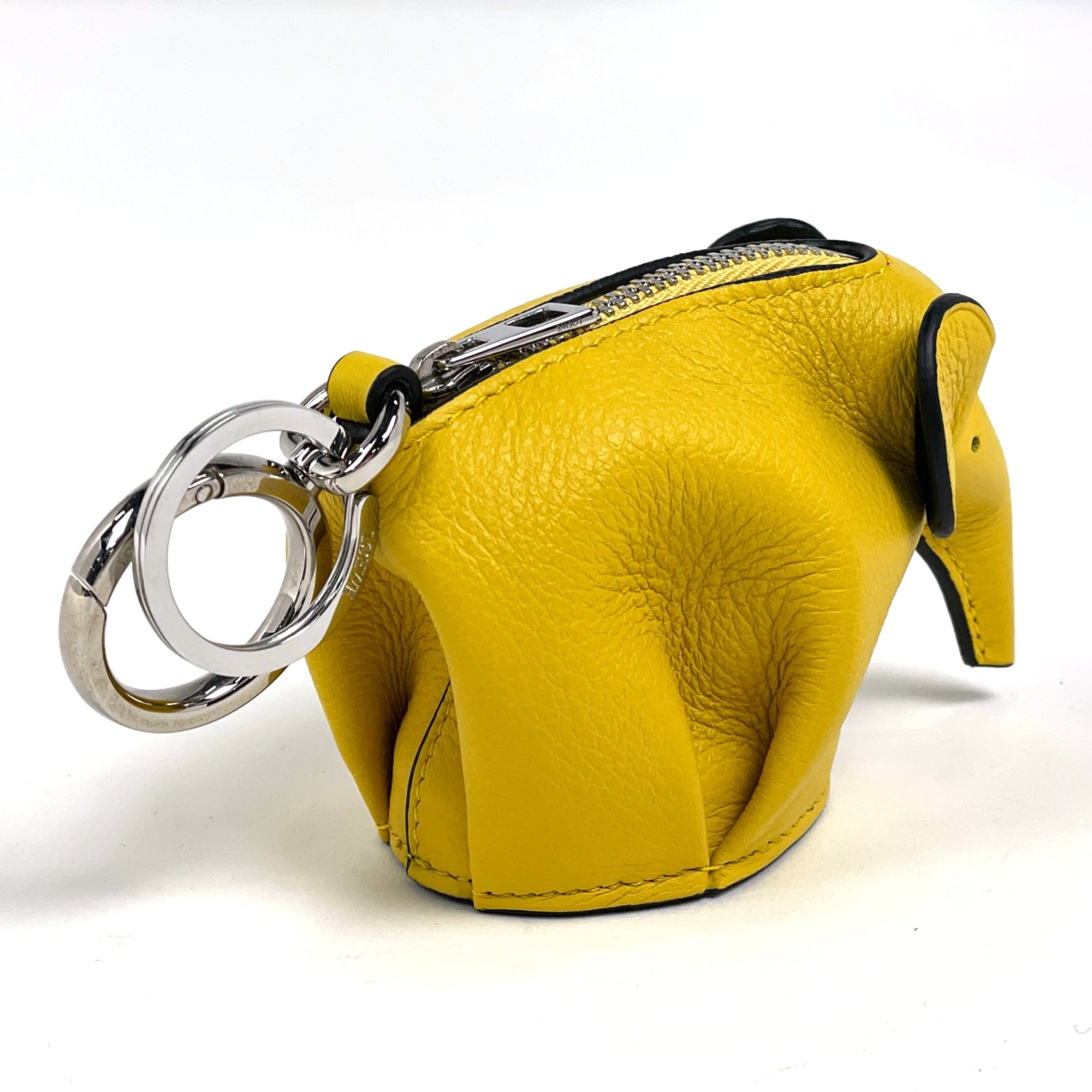 Loewe Yellow Leather Coin Purse/Coin Case (Pre-Owned)
