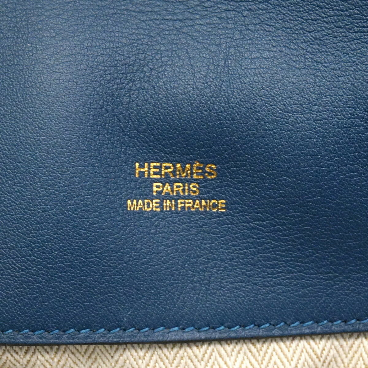 Hermes Blue Handbag (Pre-Owned)