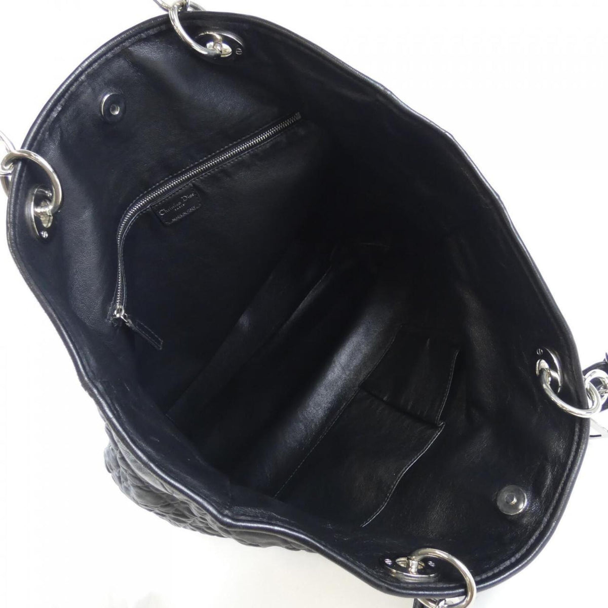 Christian Dior Black Leather Handbag (Pre-Owned)