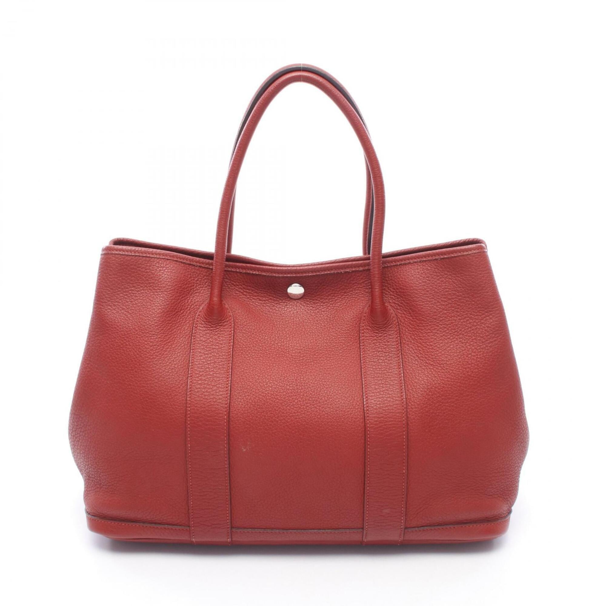 Hermes Red Color Negonda Leather Handbag Tote Bag (Pre-Owned)