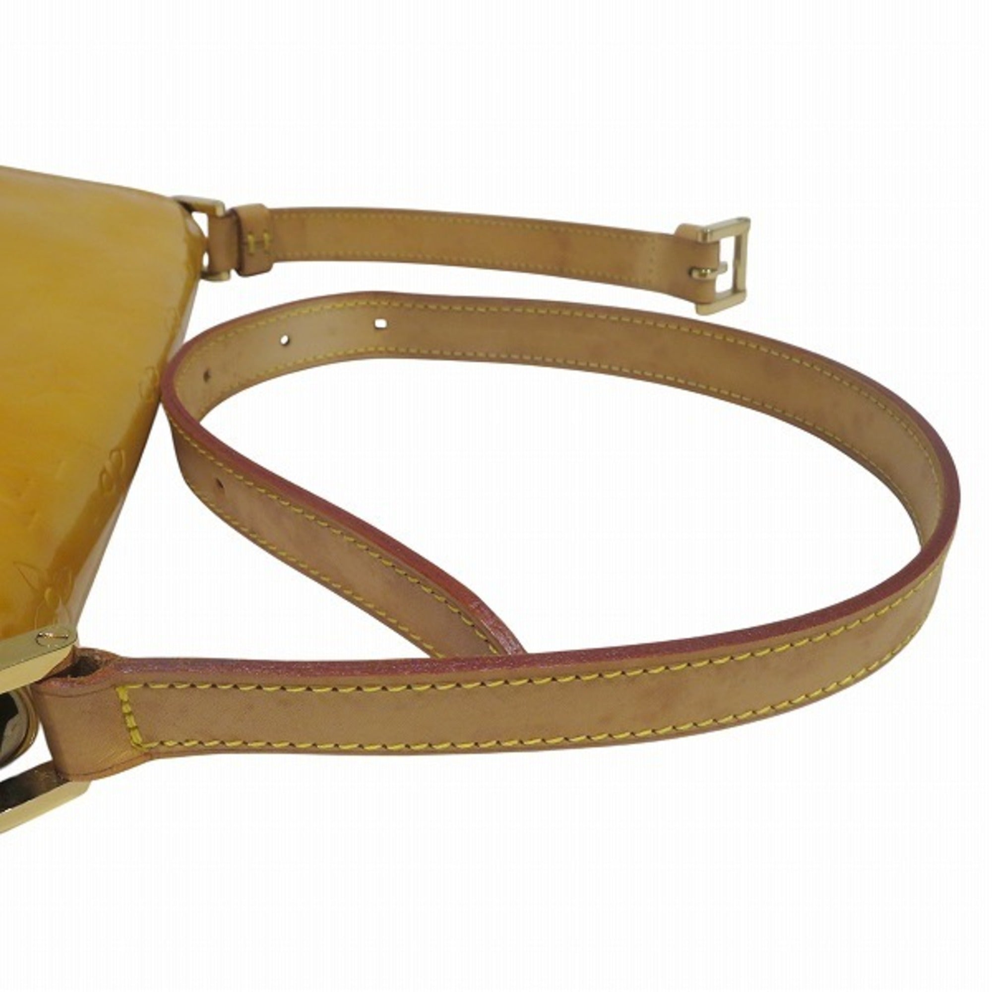 Louis Vuitton Jaune Leather Handbag Shoulder Bag (Pre-Owned)