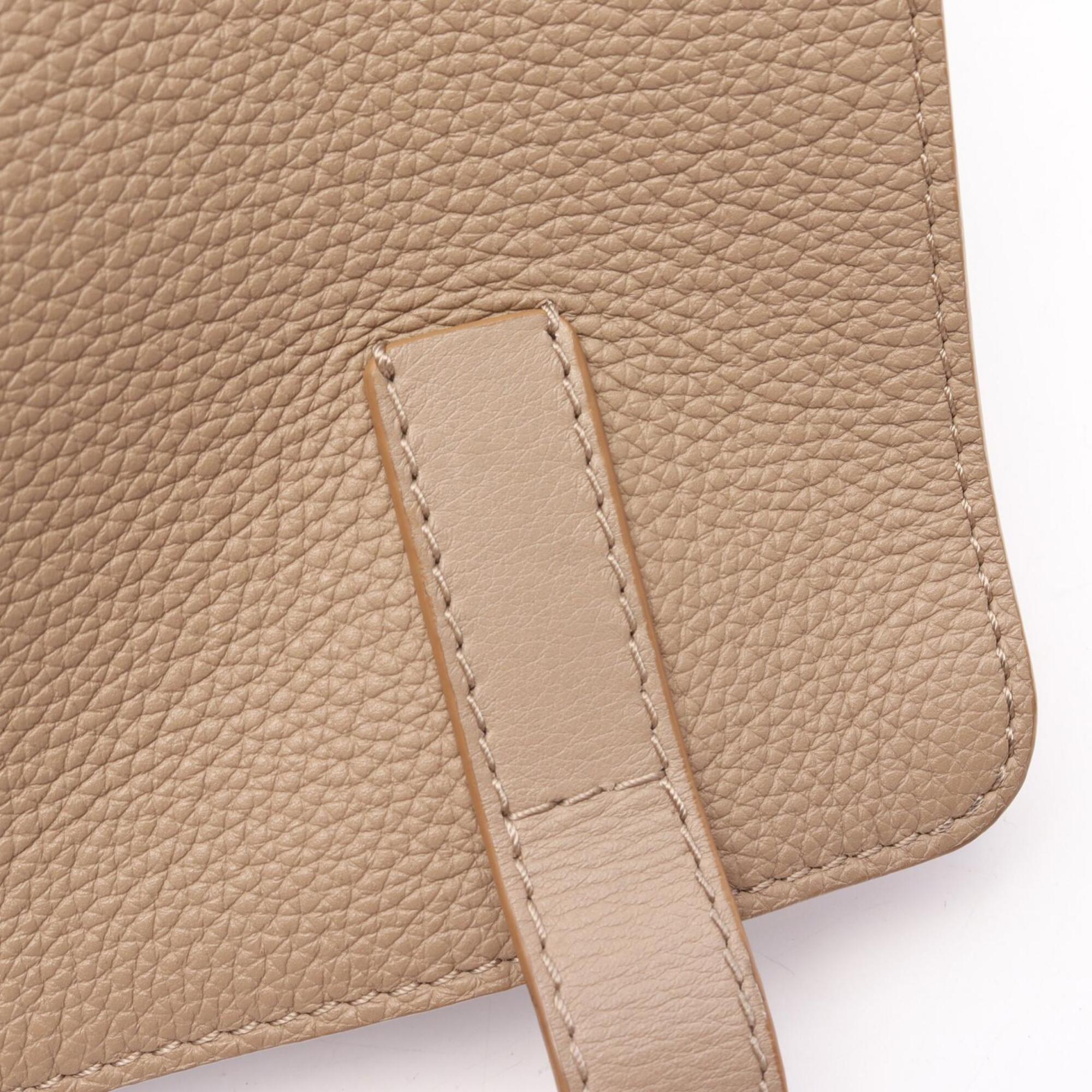 Loewe Beige Leather Handbag Messenger Bag Shoulder Bag (Pre-Owned)