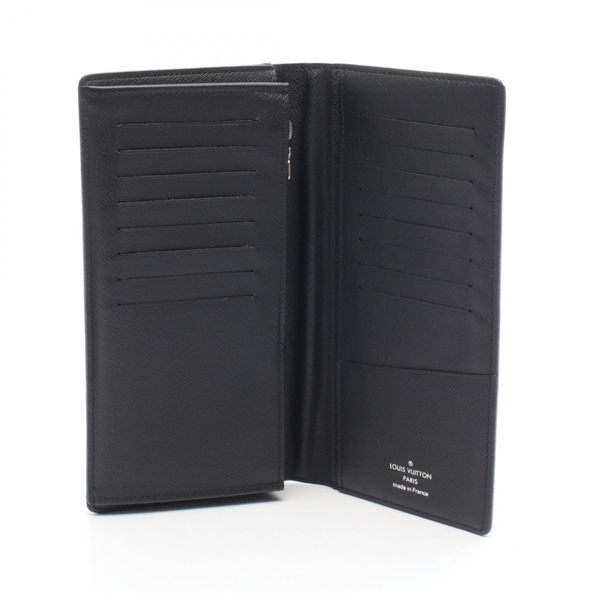 Louis Vuitton Black Pvc Leather Long Wallet (Bi-Fold) (Pre-Owned)