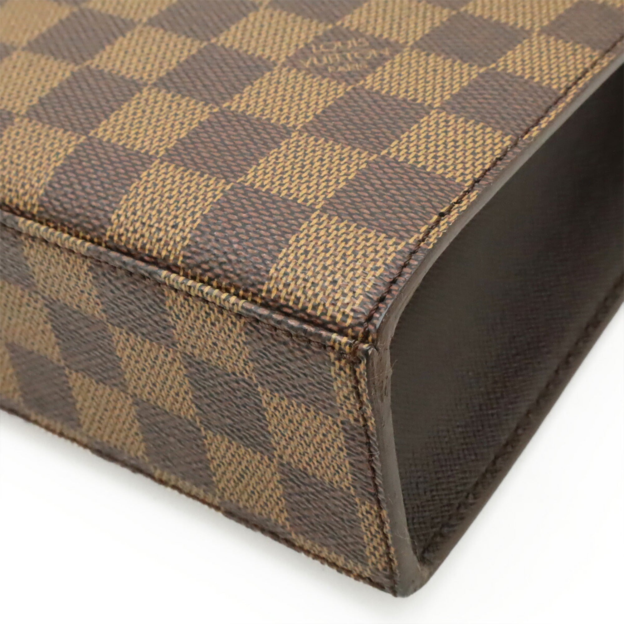 Louis Vuitton Brown Pvc Coated Canvas Damier Canvas Handbag (Pre-Owned)