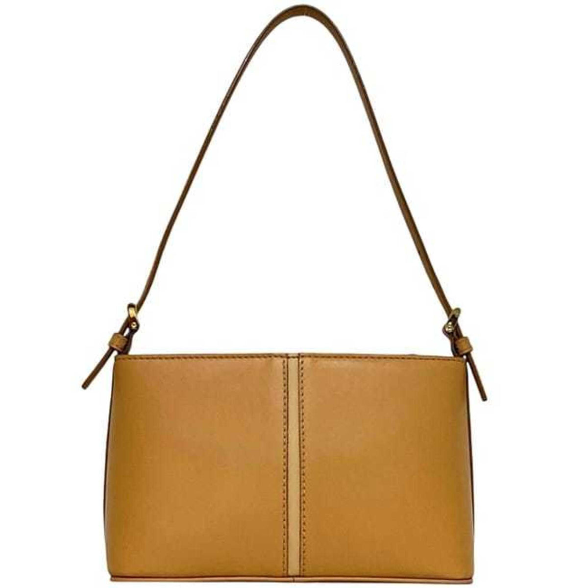 Burberry Beige Leather Handbag Shoulder Bag (Pre-Owned)