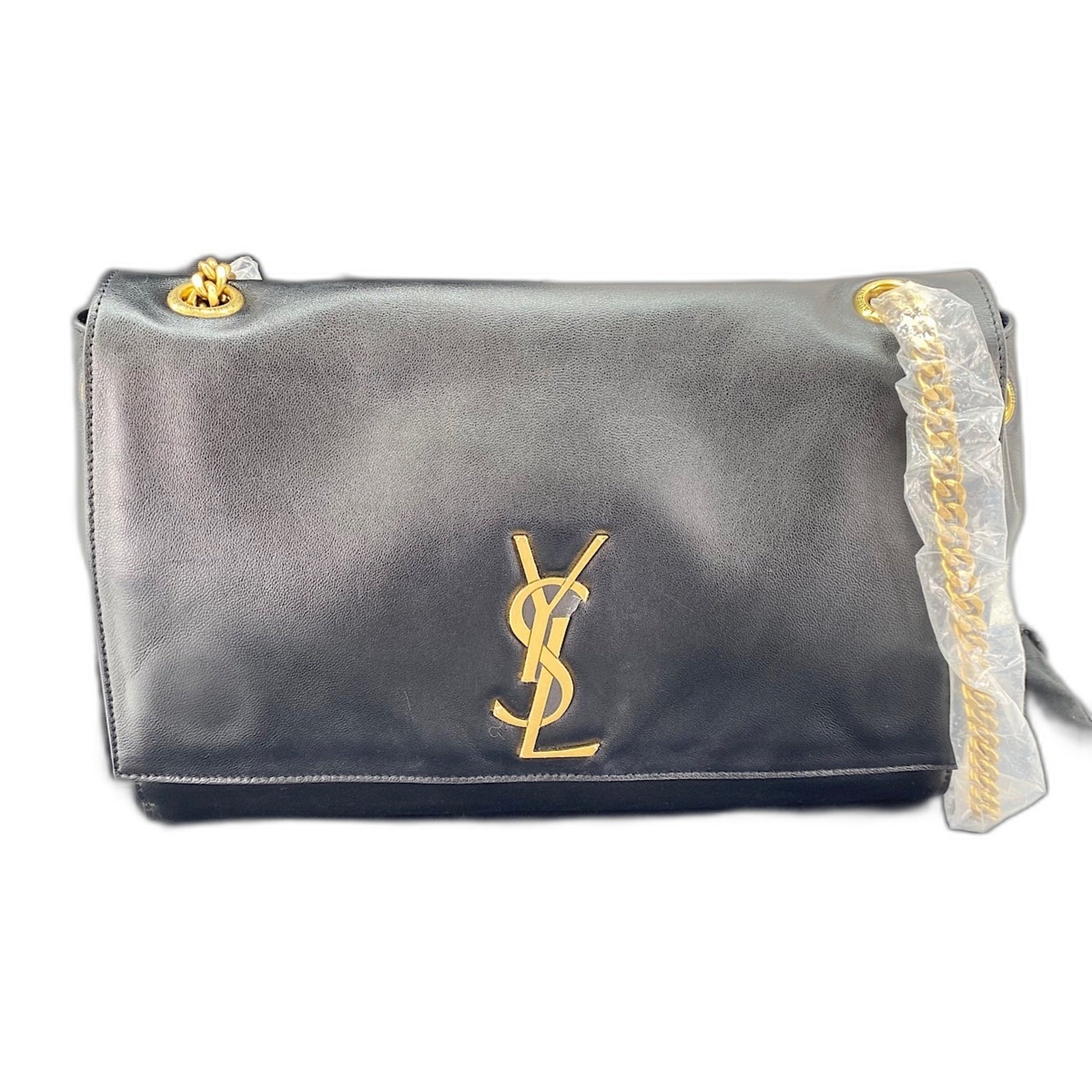 Yves Saint Laurent Black Leather Shoulder Bag (Pre-Owned)