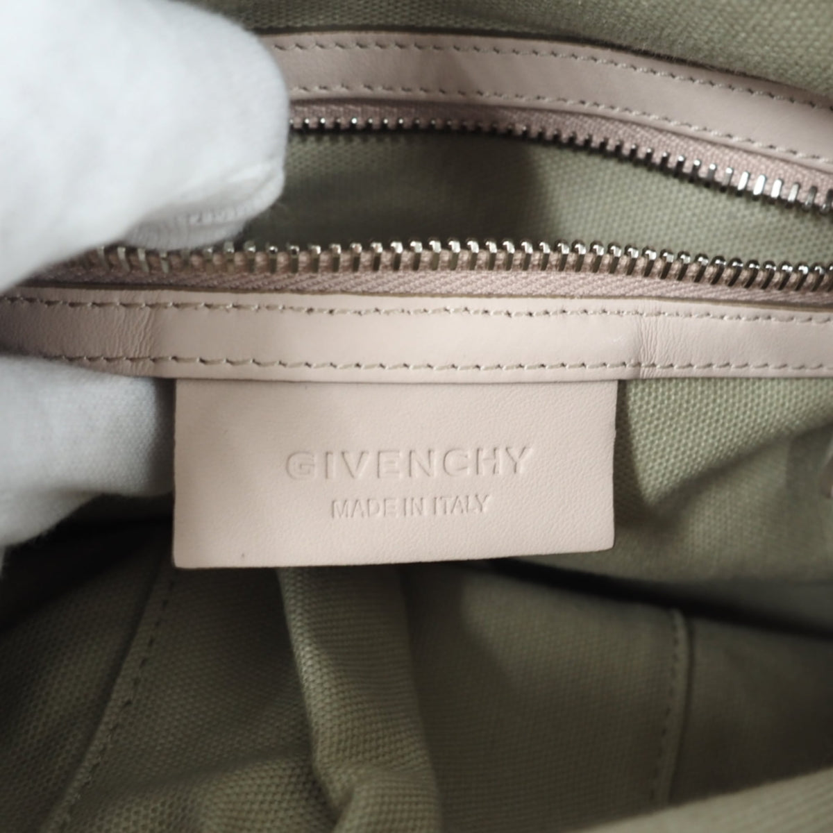 Givenchy Pink Beige Leather Handbag (Pre-Owned)
