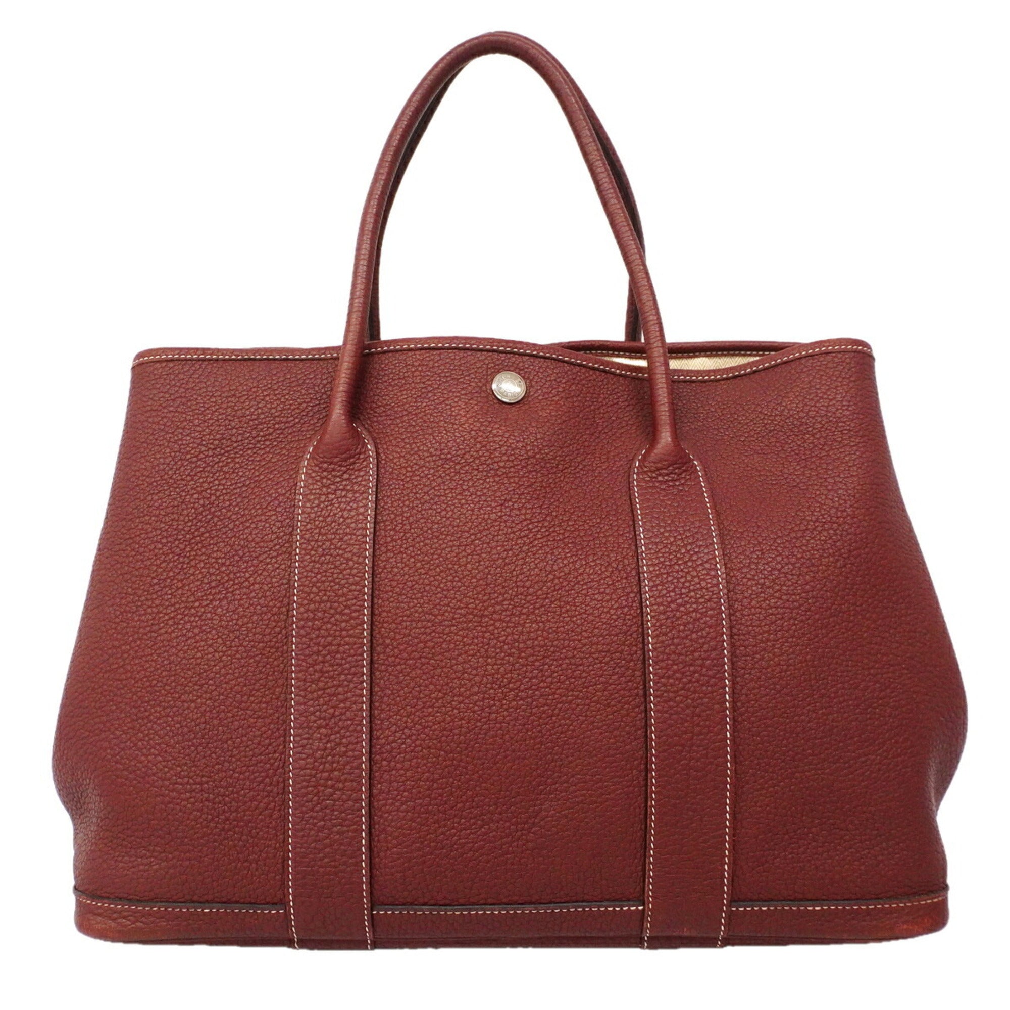 Hermes Rouge H Negonda Leather Tote Bag (Pre-Owned)