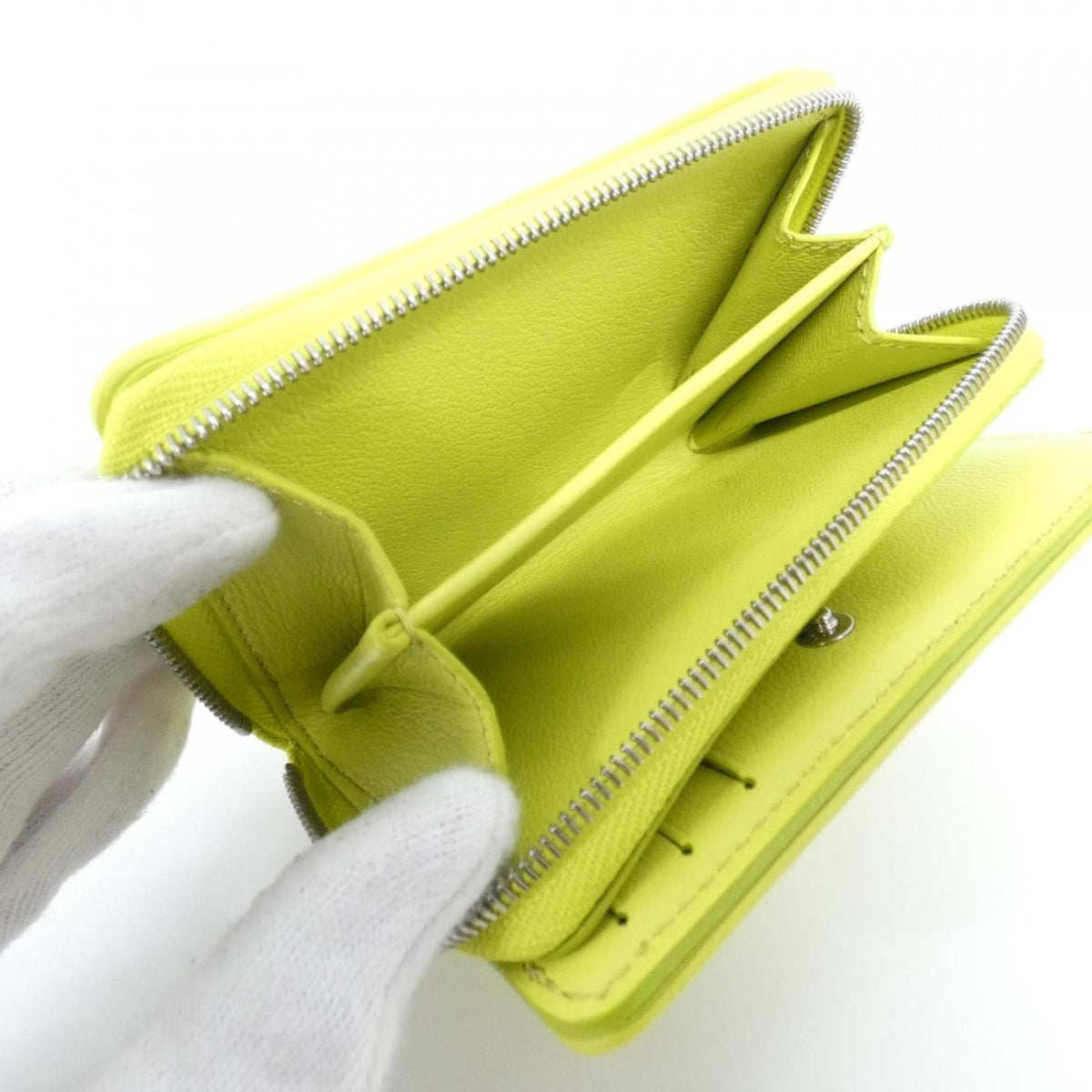 Louis Vuitton Yellow Leather Long Wallet (Bi-Fold) (Pre-Owned)